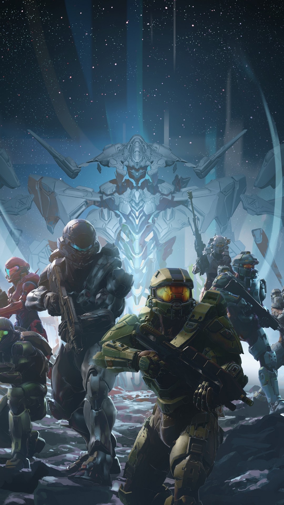Blue Team, Master Chief, Halo 5: Guardians, Spartani, Guardian, wallpaper per iPhone e Android
