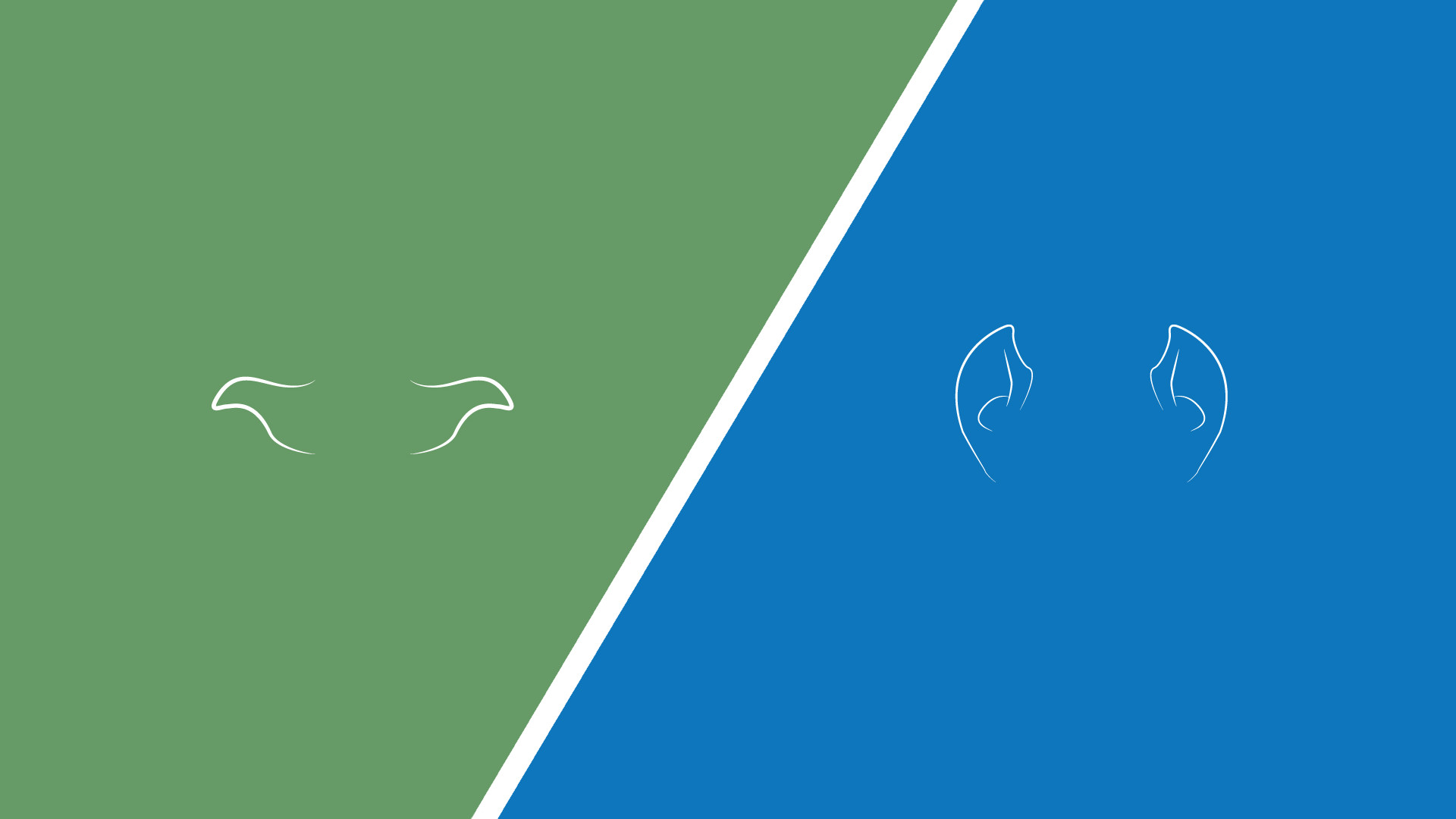 Yoda, Star Wars, Verde, Blu, Minimalista, Full HD 1080p, sfondo desktop