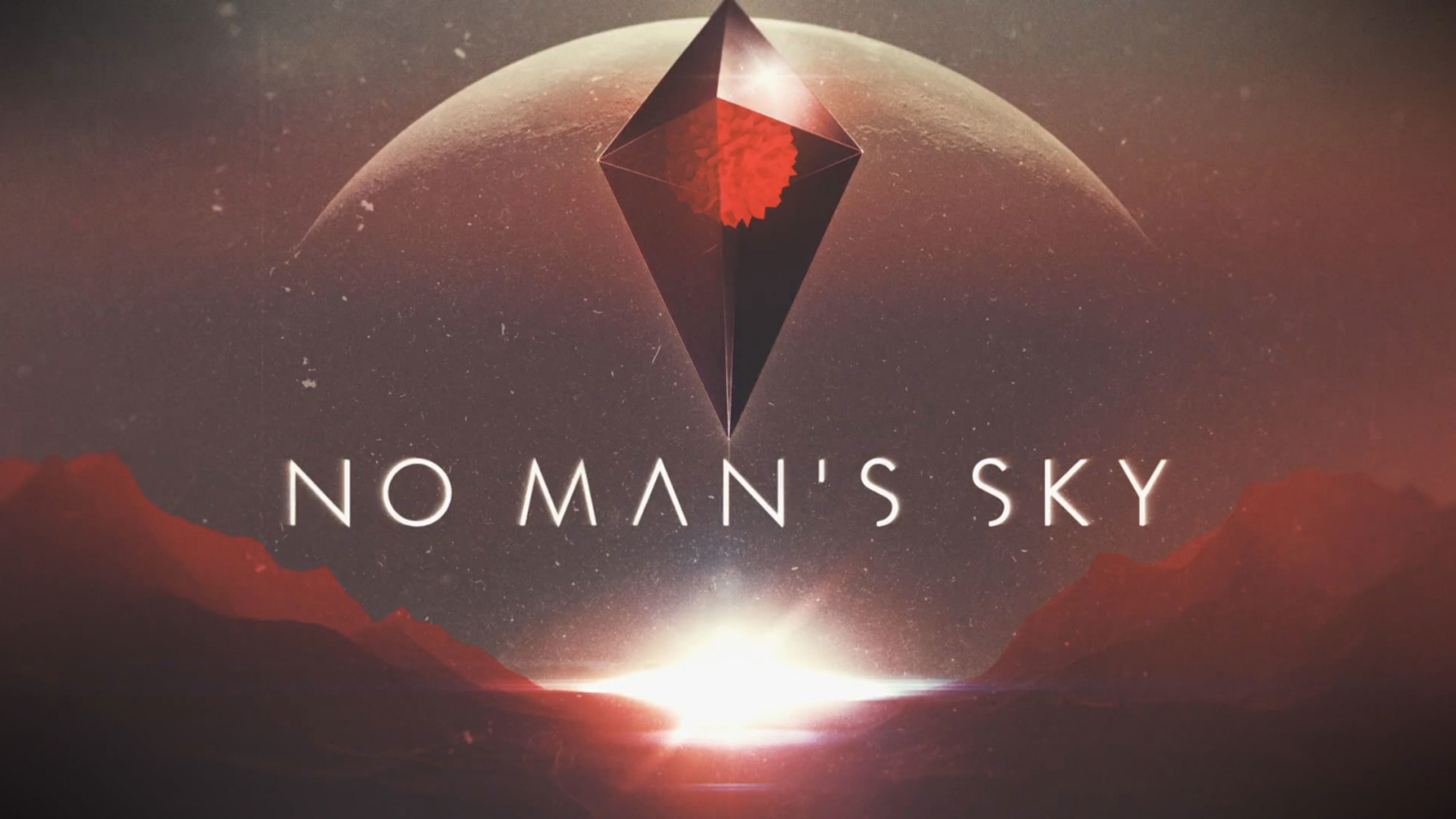 No Man's Sky, Atlas, Logo, Luna, 4K, sfondo Windows 11