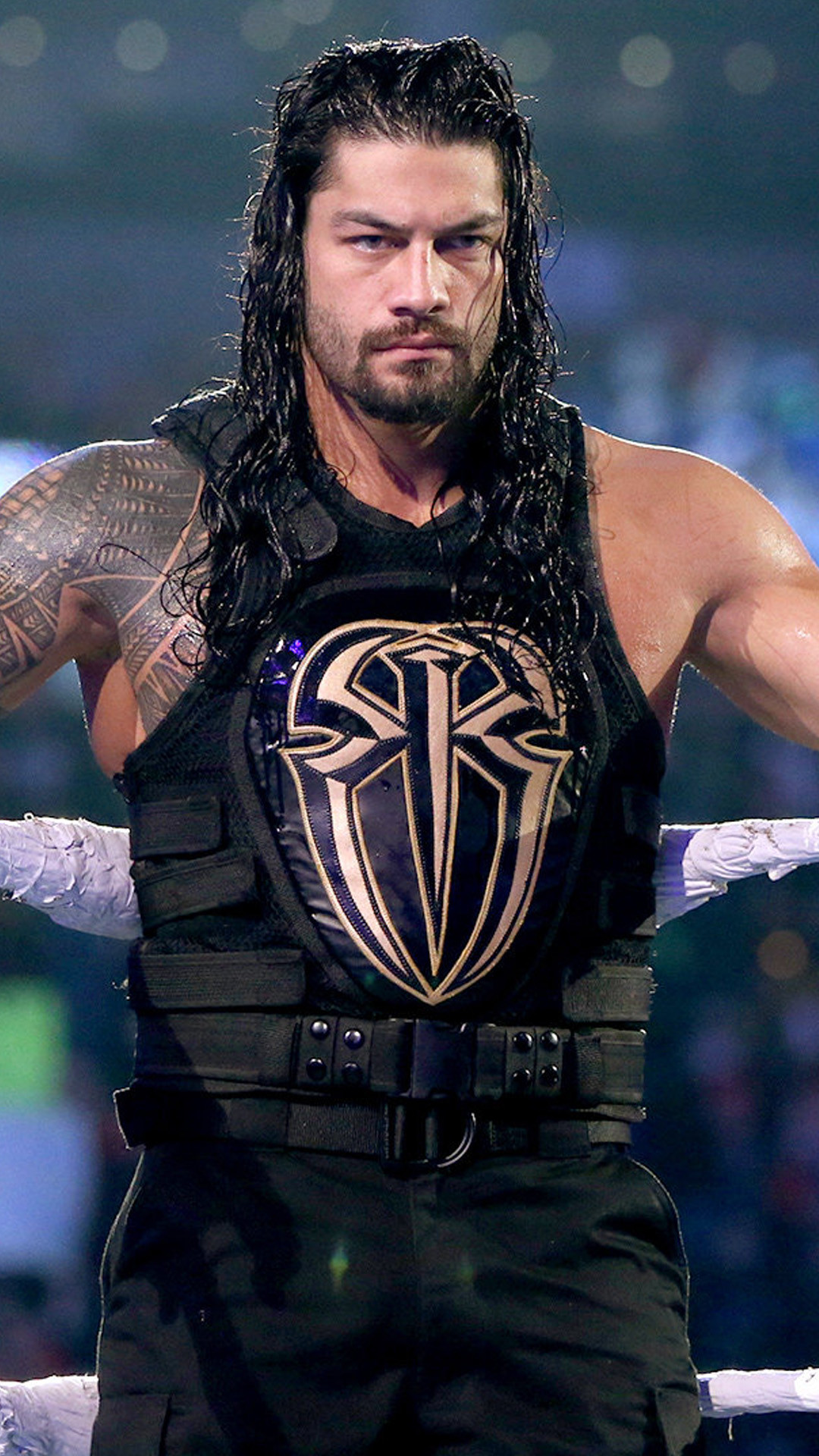 Roman Reigns, WWE, Ring, Gilet tattico, Full HD, sfondo per iPhone e Android