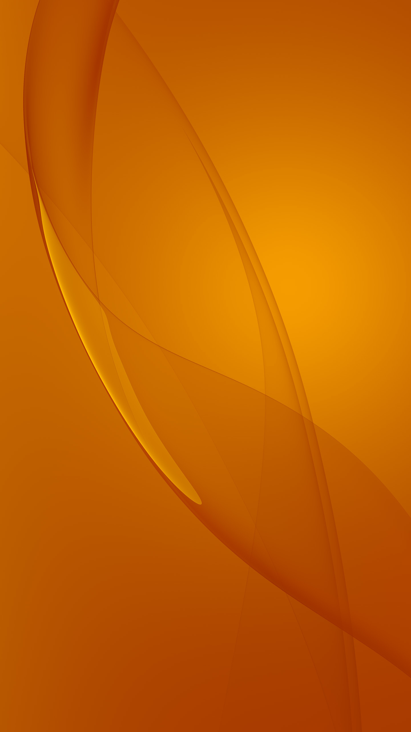Onde, Arancione, Astratto, QHD+, sfondo verticale per cellulare