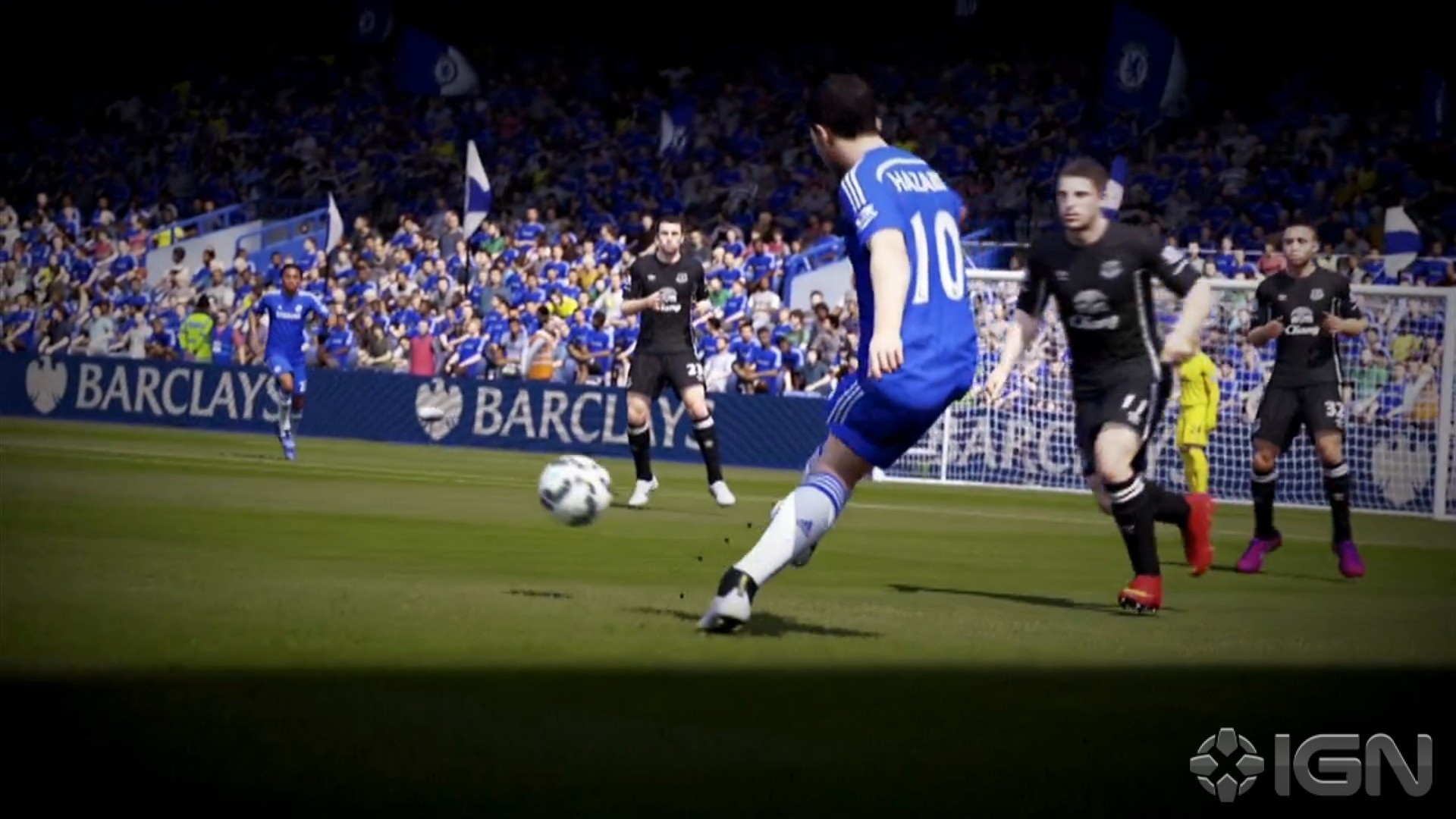 Eden Hazard, Chelsea FC, FIFA 16, Partita, Stamford Bridge, 16:9 Full HD, sfondo widescreen