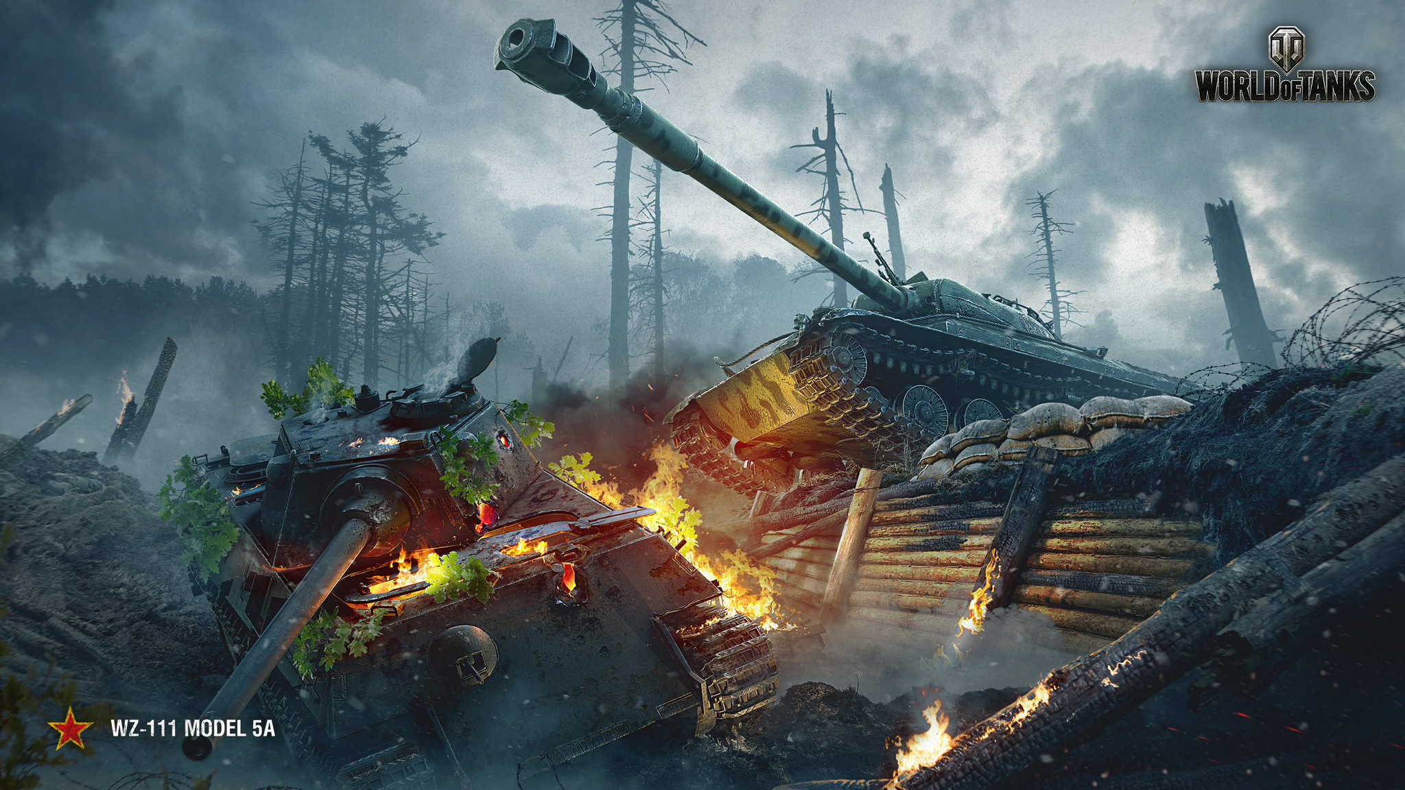 World of Tanks, WZ-111 Model 5A, Carro armato, Videogioco, 16:9 Full HD, sfondo widescreen