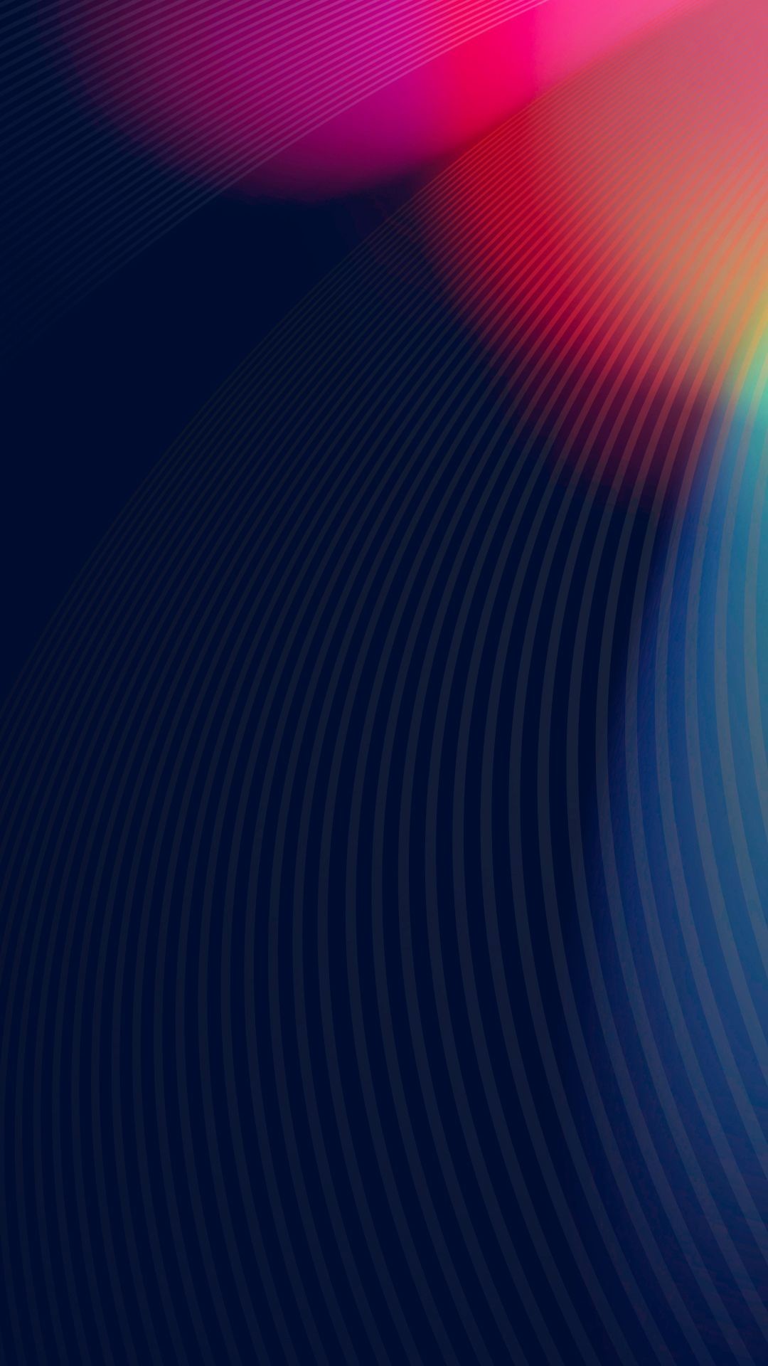 Linee curve, Blu e rosa, Arte astratta, sfondo Huawei P8 Lite verticale