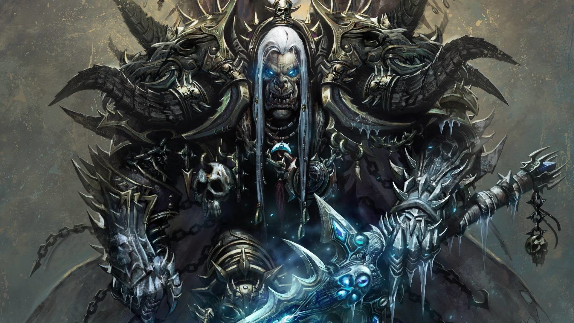 Cavaliere della morte, World of Warcraft, Armatura, Teschi, Full HD 1080p, sfondo desktop
