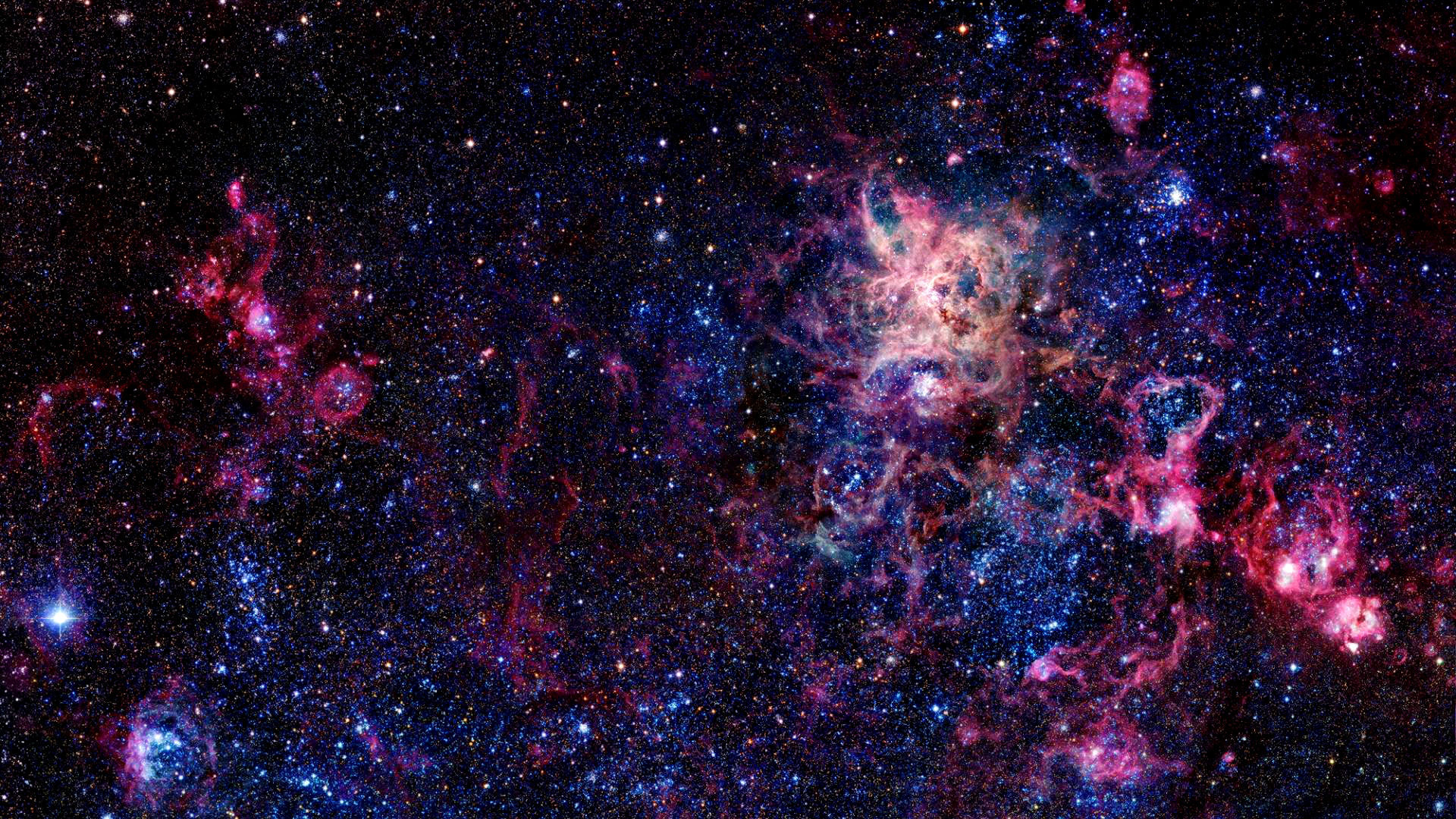 Nebulosa Tarantola, Nebulosa, Spazio, Stelle, Full HD 1080p, sfondo desktop