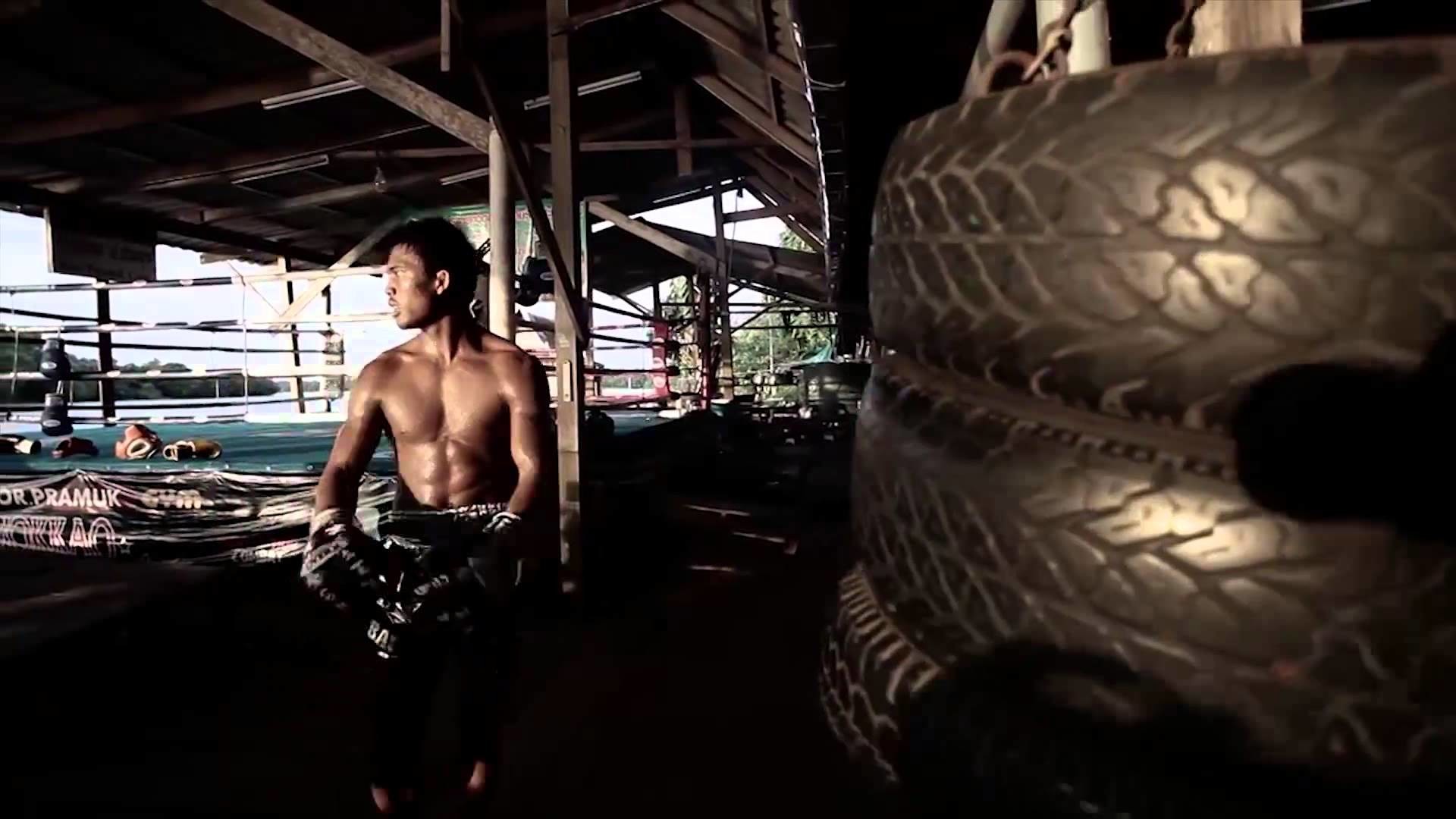 Muay Thai, Lottatore, Pneumatici, Palestra, Full HD 1080p, sfondo desktop