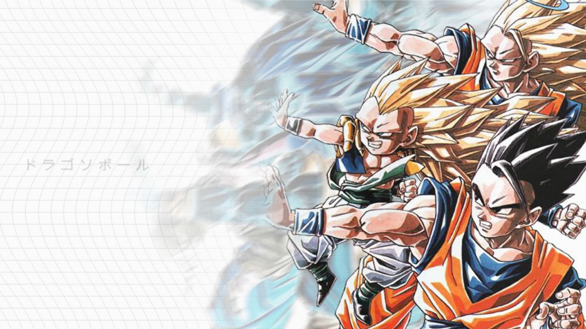Goku, Gohan, Dragon Ball Z, Toni chiari, 1920x1080, immagine di sfondo