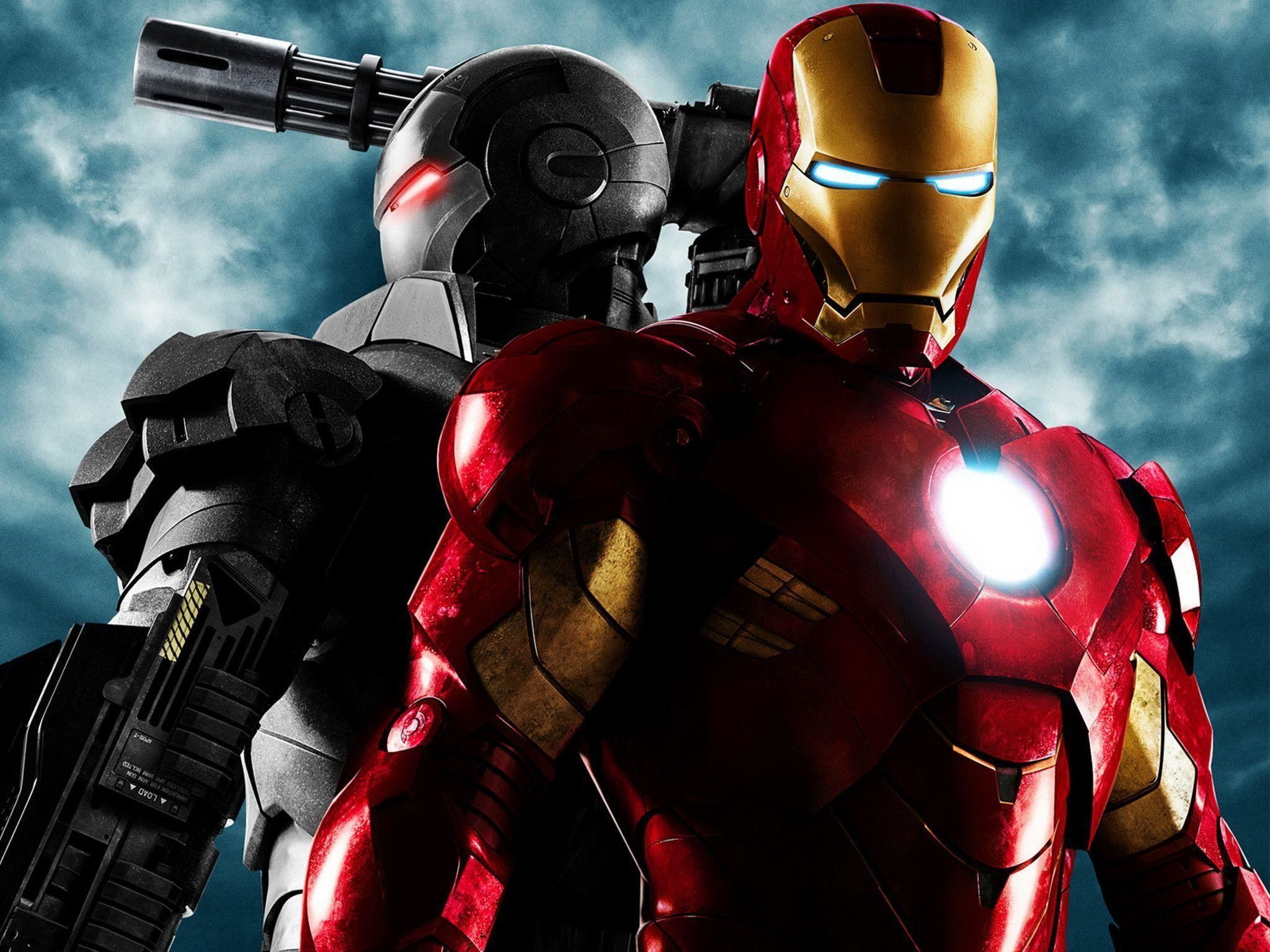 Iron Man, War Machine, Iron Man 2, Marvel, sfondo per iPad e tablet