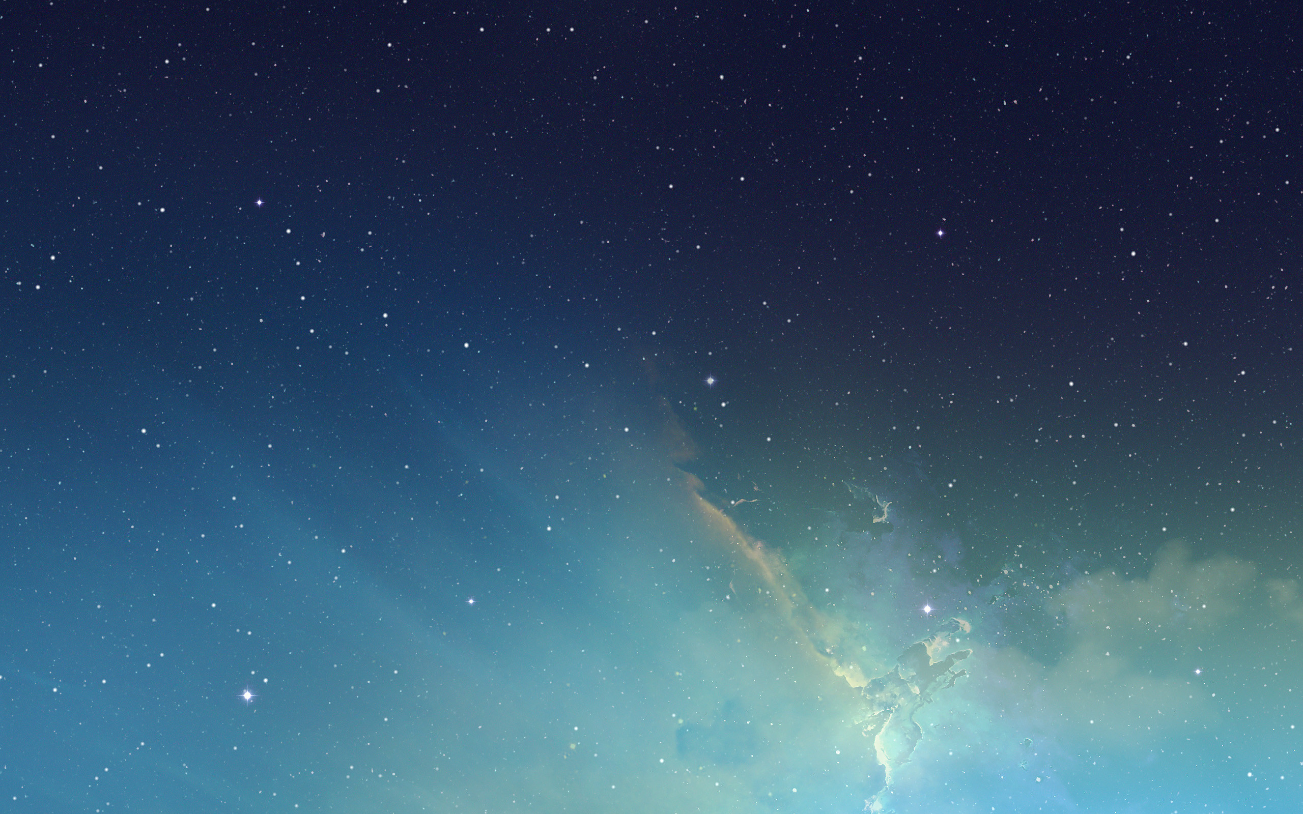 Nebulosa, Spazio, Azzurro, Minimalista, 2K, sfondo Windows 11