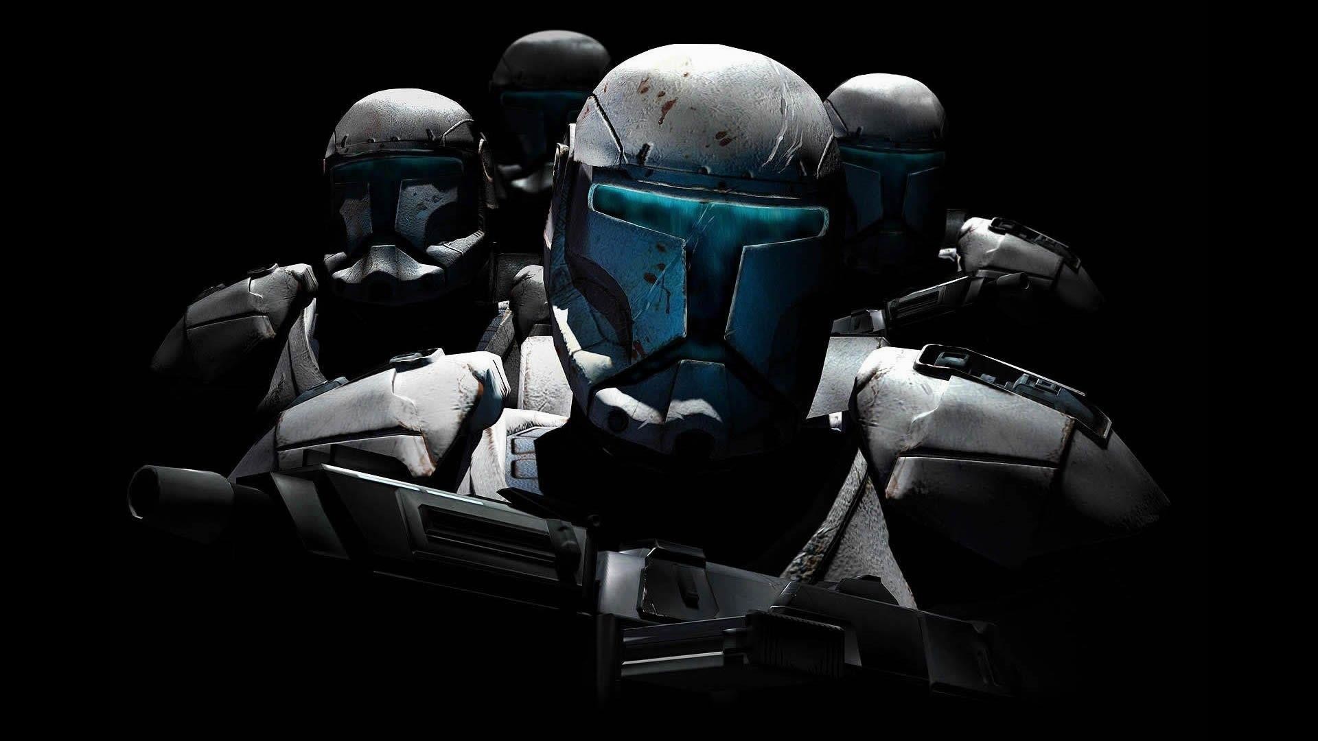 Republic Commando, Clone commando, Star Wars, Sfondo nero, 1920x1080, wallpaper desktop