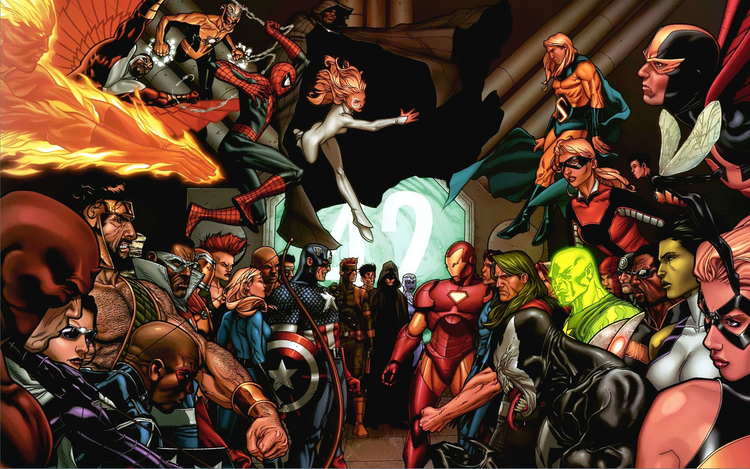 Civil War, Marvel Comics, Fumetto, Supereroi, 2560x1600, immagine di sfondo
