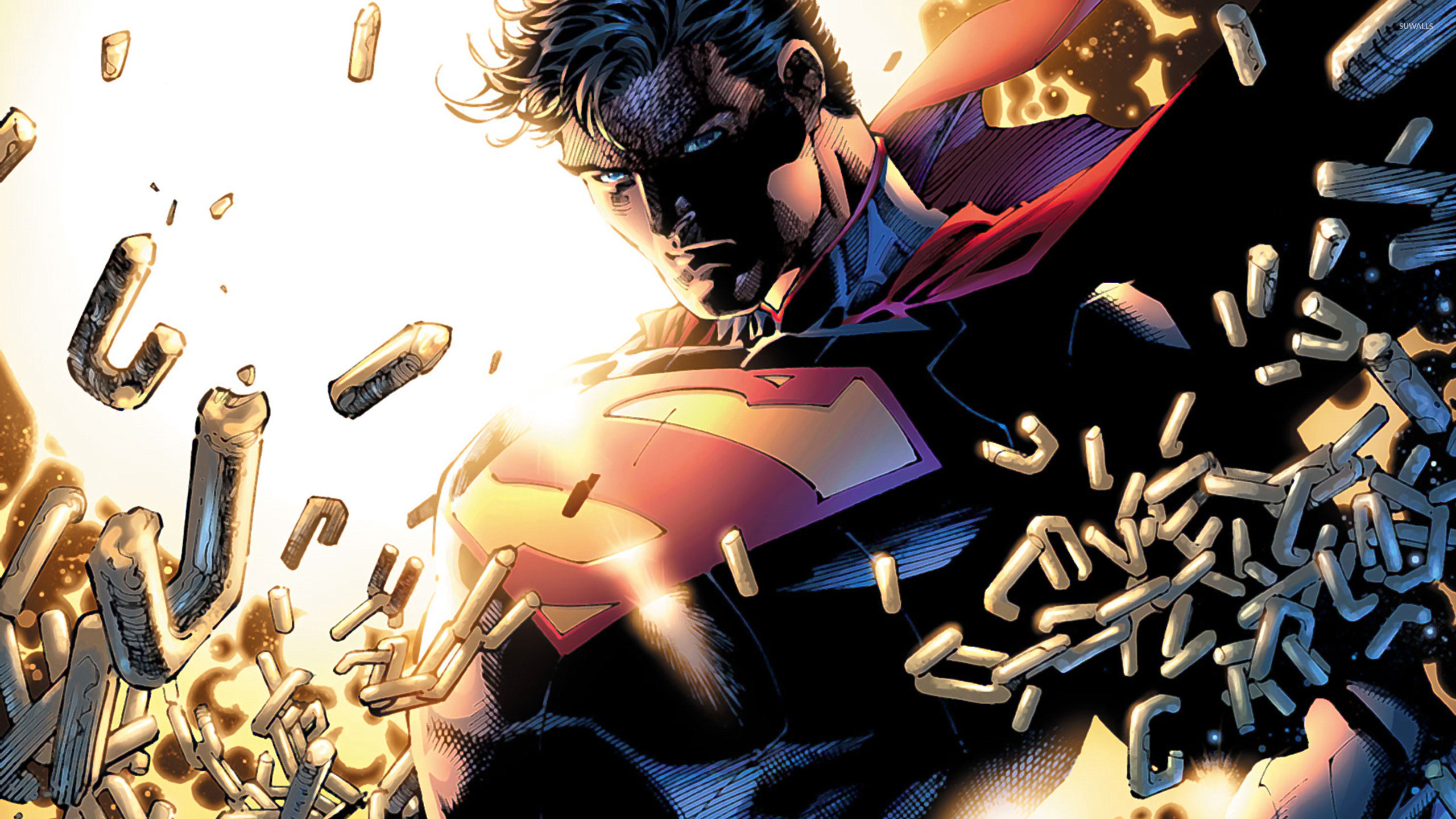 Superman, DC Comics, Catene spezzate, Fumetto, 2K, sfondo per PC