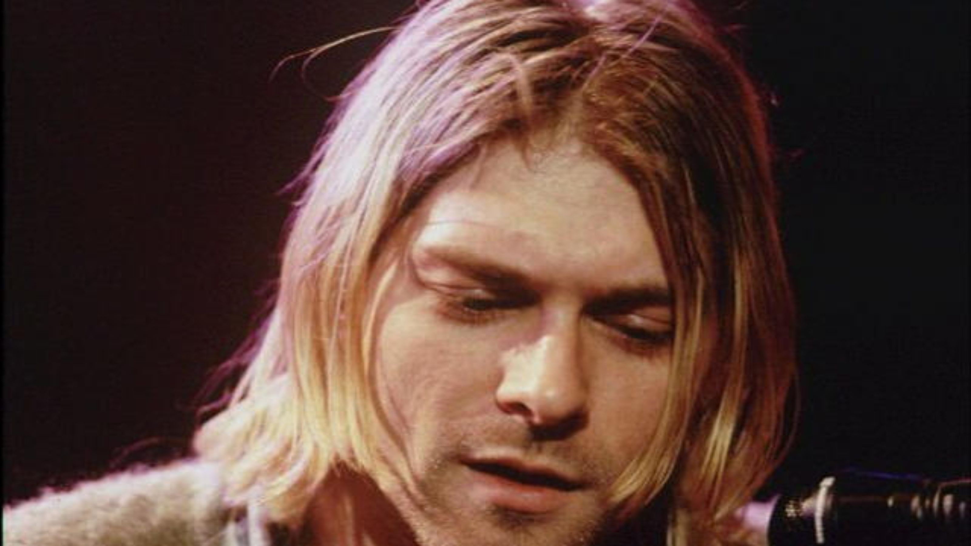 Kurt Cobain, Nirvana, Primo piano, MTV Unplugged, 2K, sfondo per PC