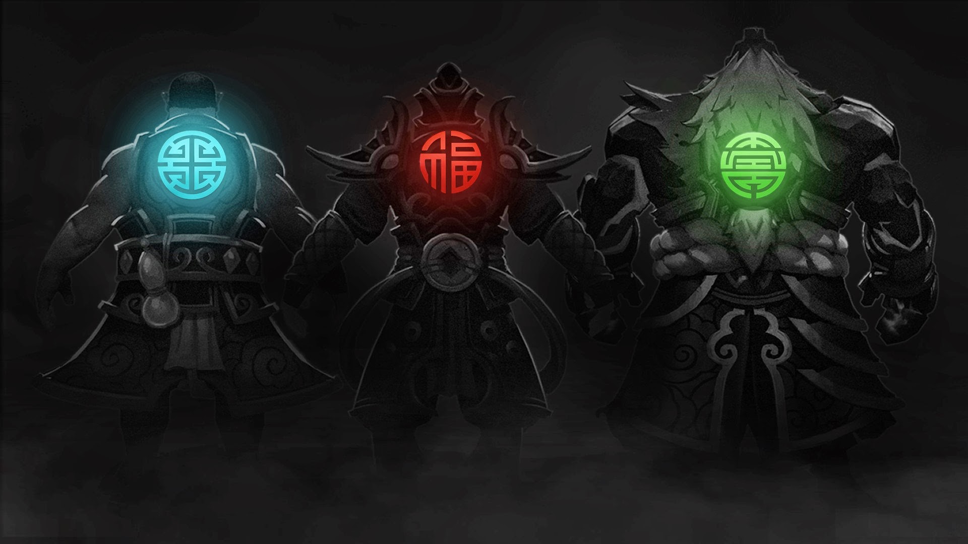 Ember Spirit, Storm Spirit, Earth Spirit, Dota 2, Rune, Full HD 1080p, sfondo desktop