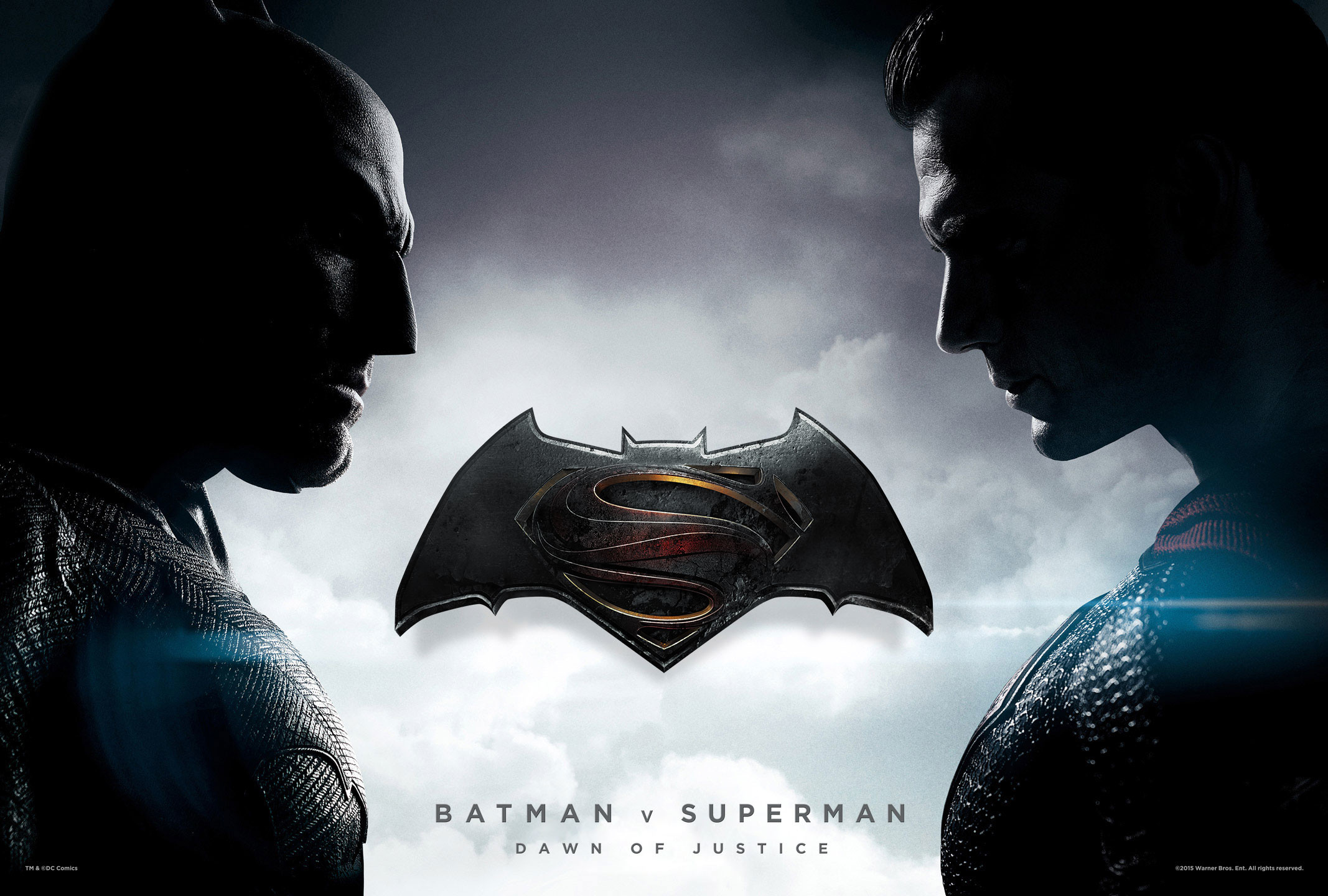 Batman v Superman: Dawn of Justice, Batman, Superman, Logo, Full HD, sfondo Windows 11