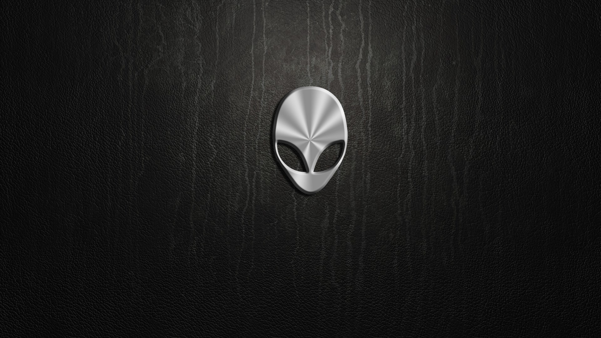 Alienware, Logo alieno, Metallo, Grigio, 16:9 Full HD, sfondo widescreen