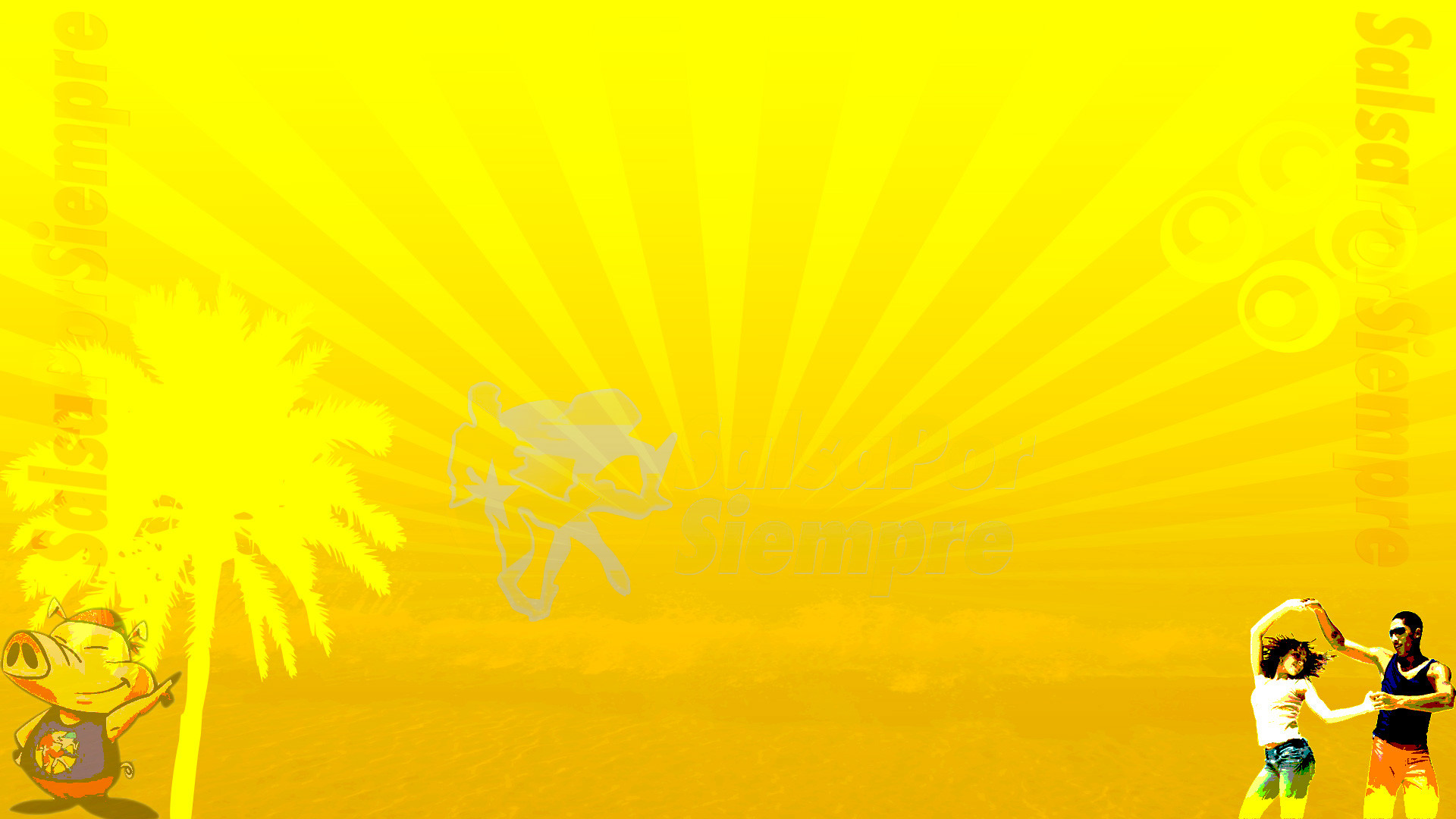 Salsa, Salsa Por Siempre, Ballerini, Giallo, Full HD, sfondo per portatile