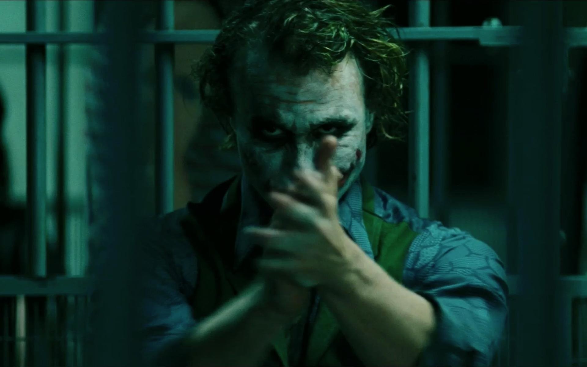 Joker, Heath Ledger, Il cavaliere oscuro, Cella, Verde scuro, 1920x1200, immagine di sfondo