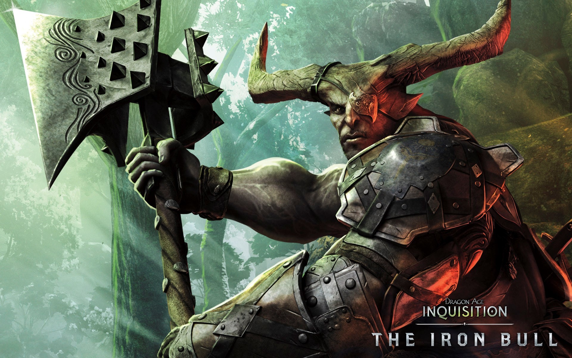 Iron Bull, Dragon Age: Inquisition, Ascia, Qunari, 1920x1200, sfondo per PC