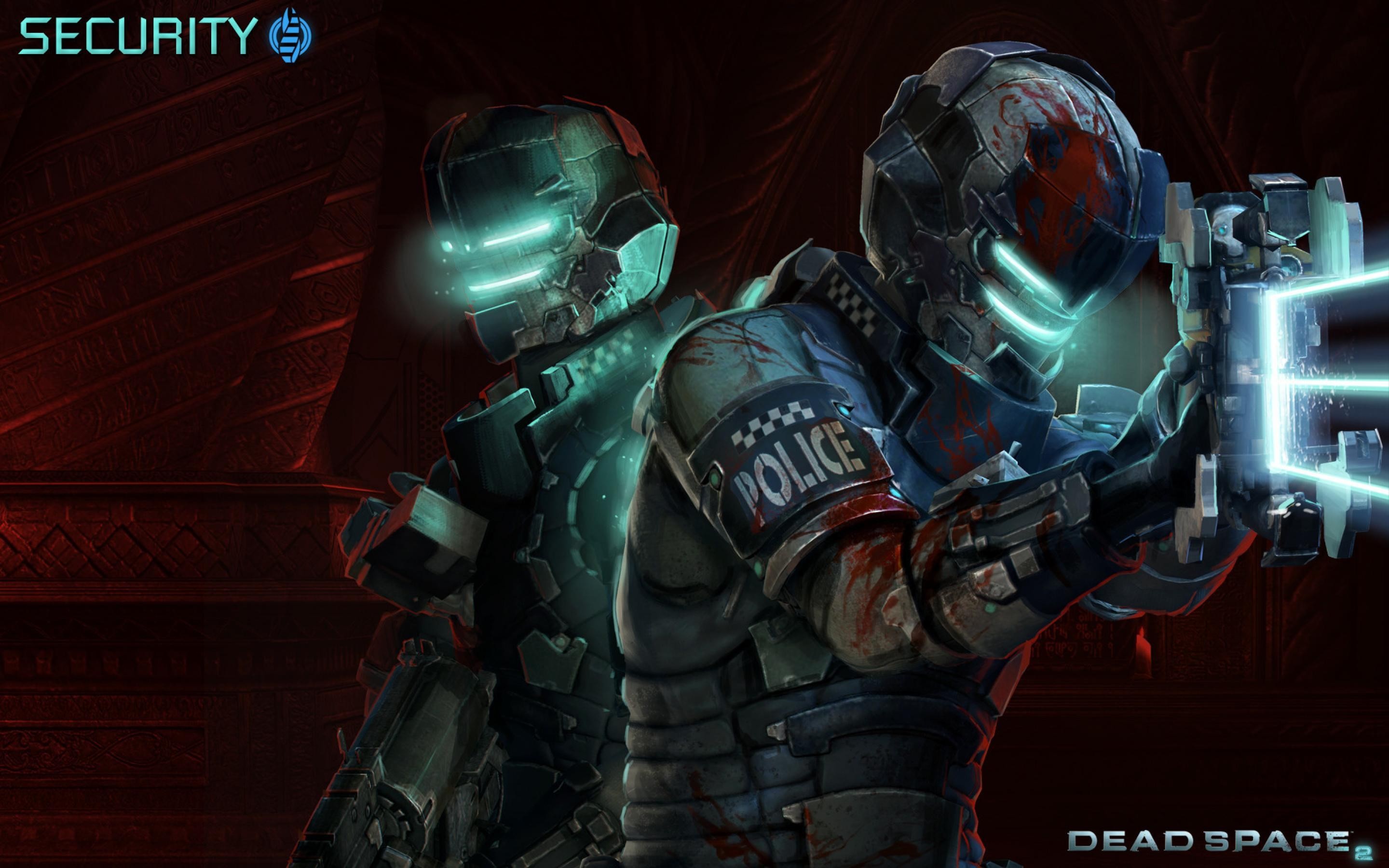 Isaac Clarke, Dead Space 2, Tuta Security, Tuta RIG, Rosso, 2K, sfondo desktop