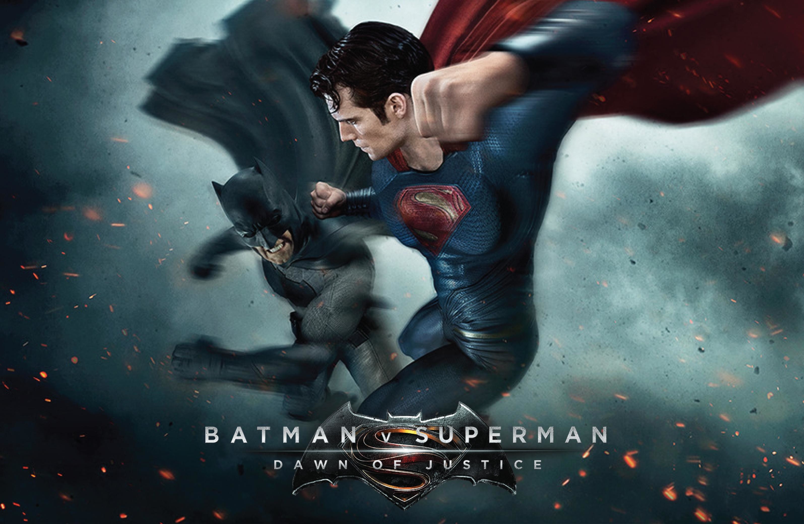 Superman, Batman, Batman v Superman: Dawn of Justice, Henry Cavill, Combattimento, Scintille, sfondo 2K