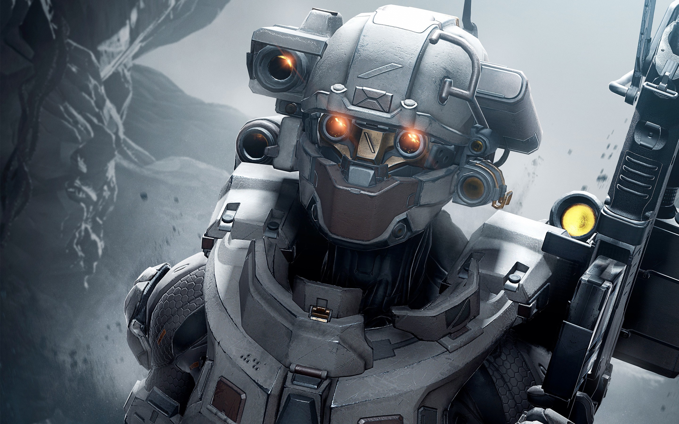 Spartan Fred-104, Halo 5: Guardians, Armatura, Primo piano, 2880x1800, sfondo per PC