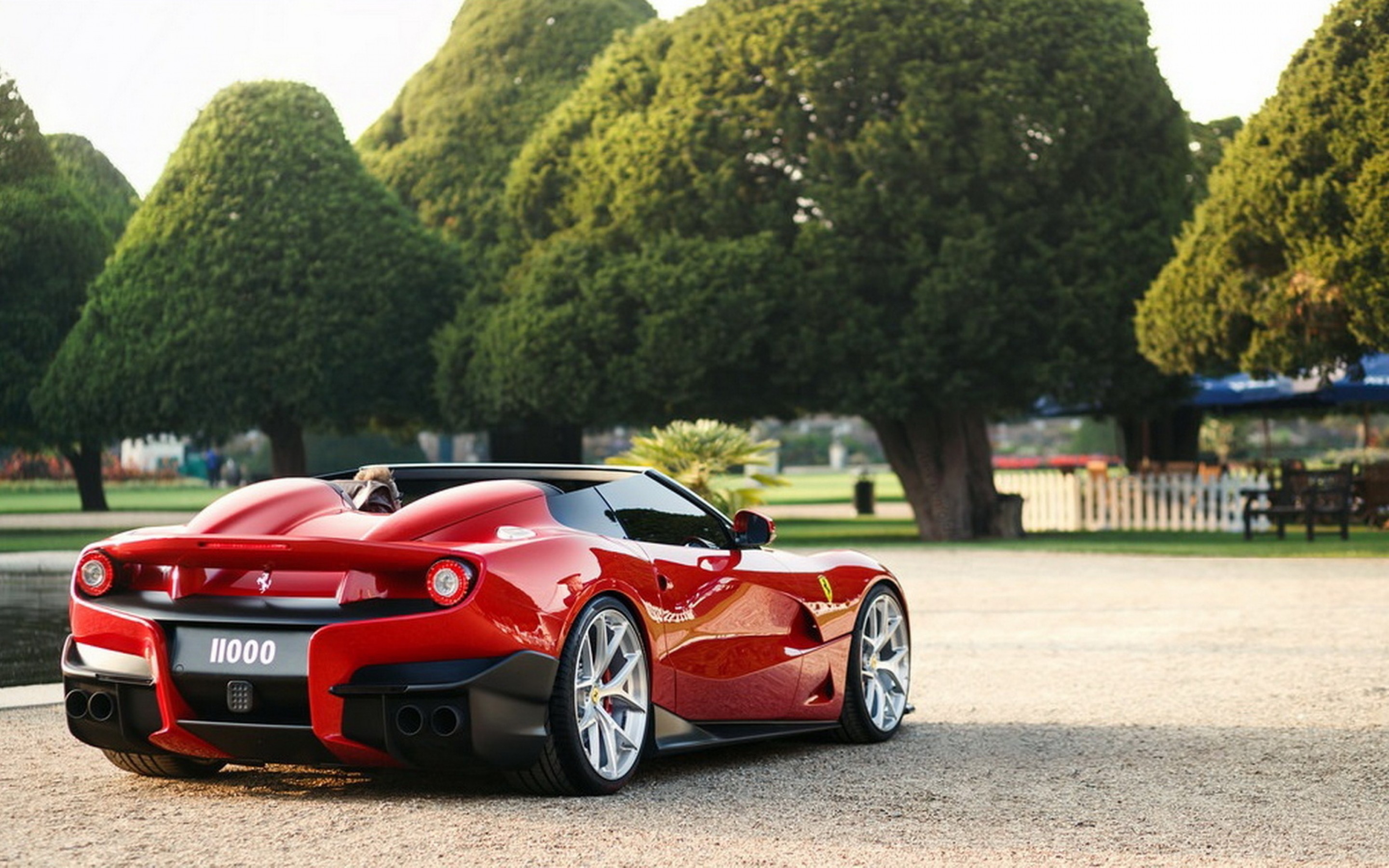 Ferrari F12 TRS, Ferrari, Roadster, Rosso, 2880x1800, sfondo per PC