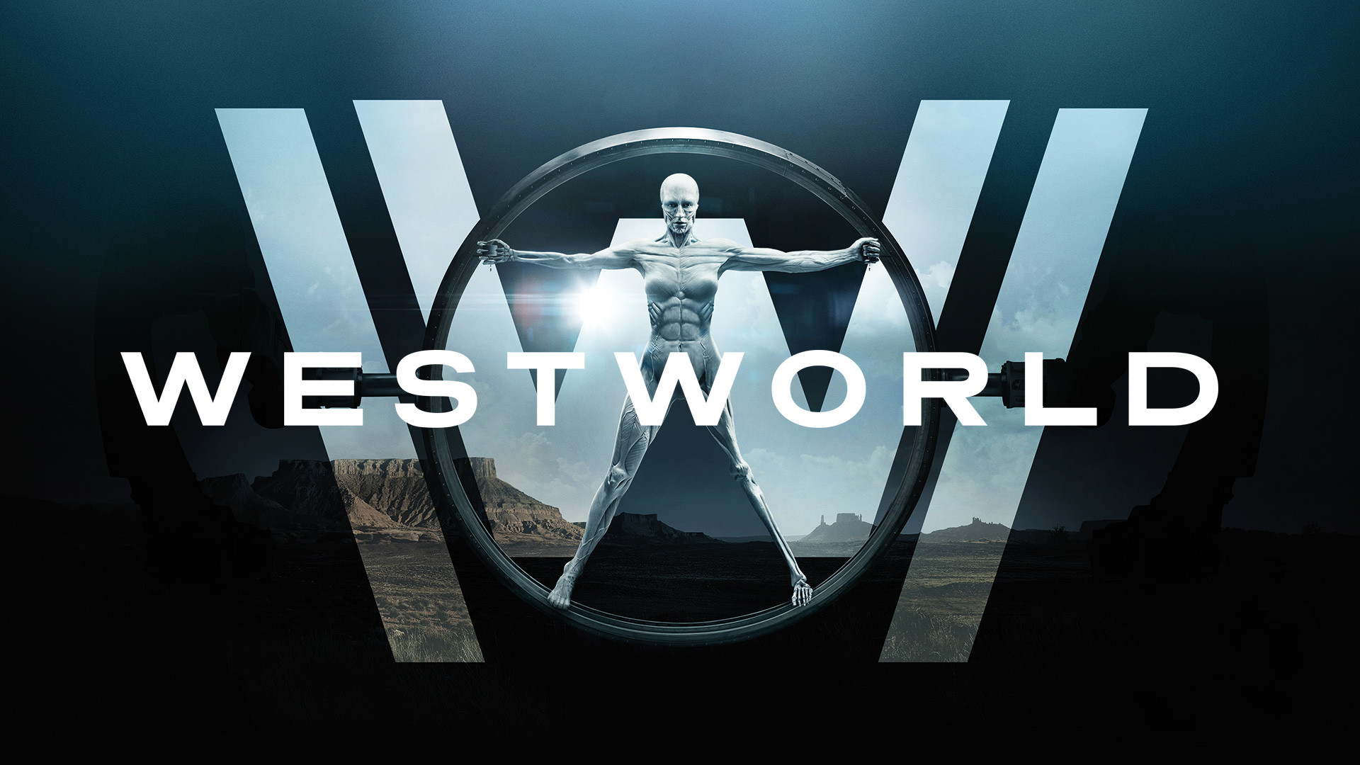 Westworld, Uomo vitruviano, Logo, HBO, Full HD, sfondo per portatile