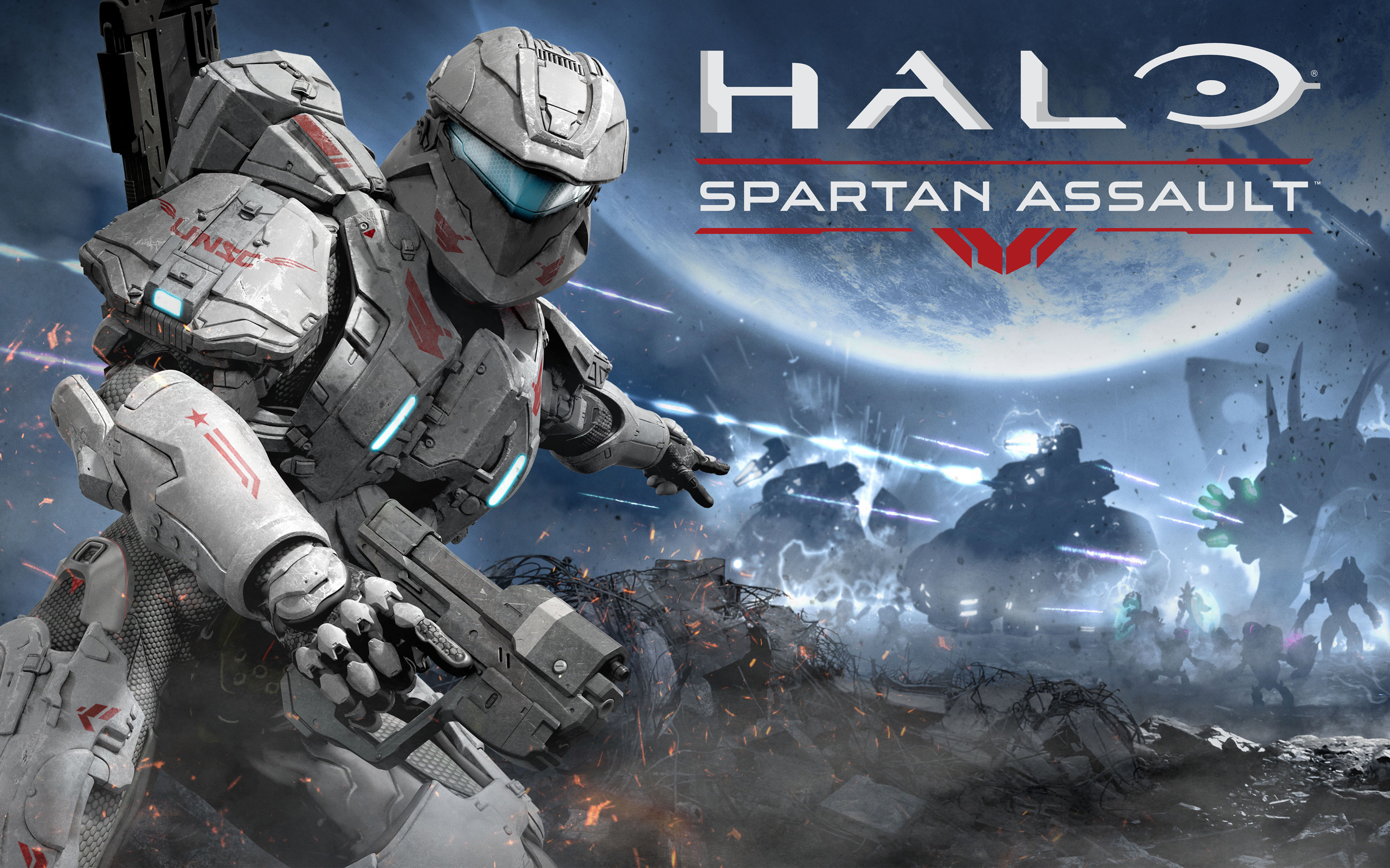 Halo: Spartan Assault, Halo, Spartan, Battaglia, 16:10 2K, sfondo widescreen