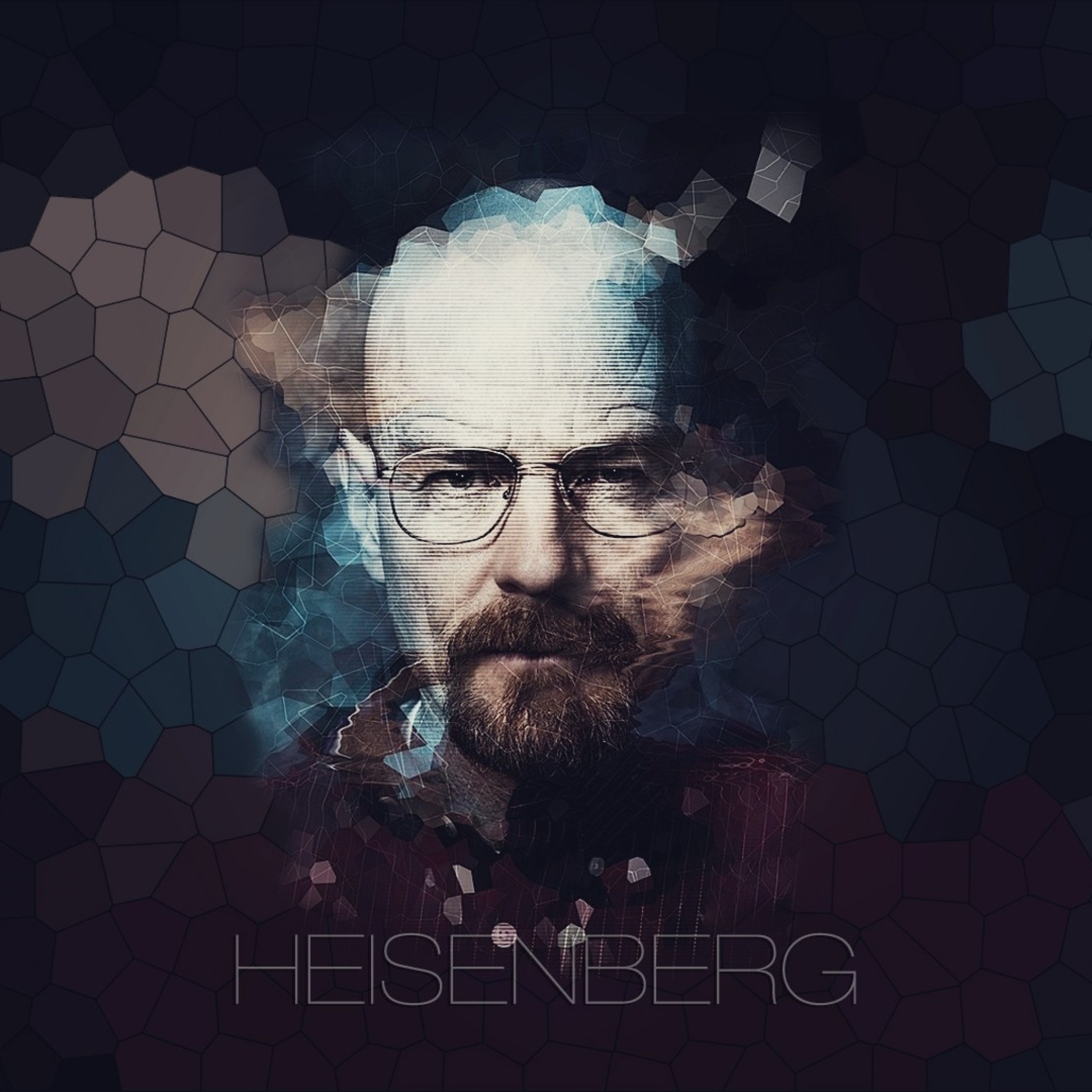 Walter White, Heisenberg, Breaking Bad, Mosaico, Full HD, sfondo per iPad e tablet