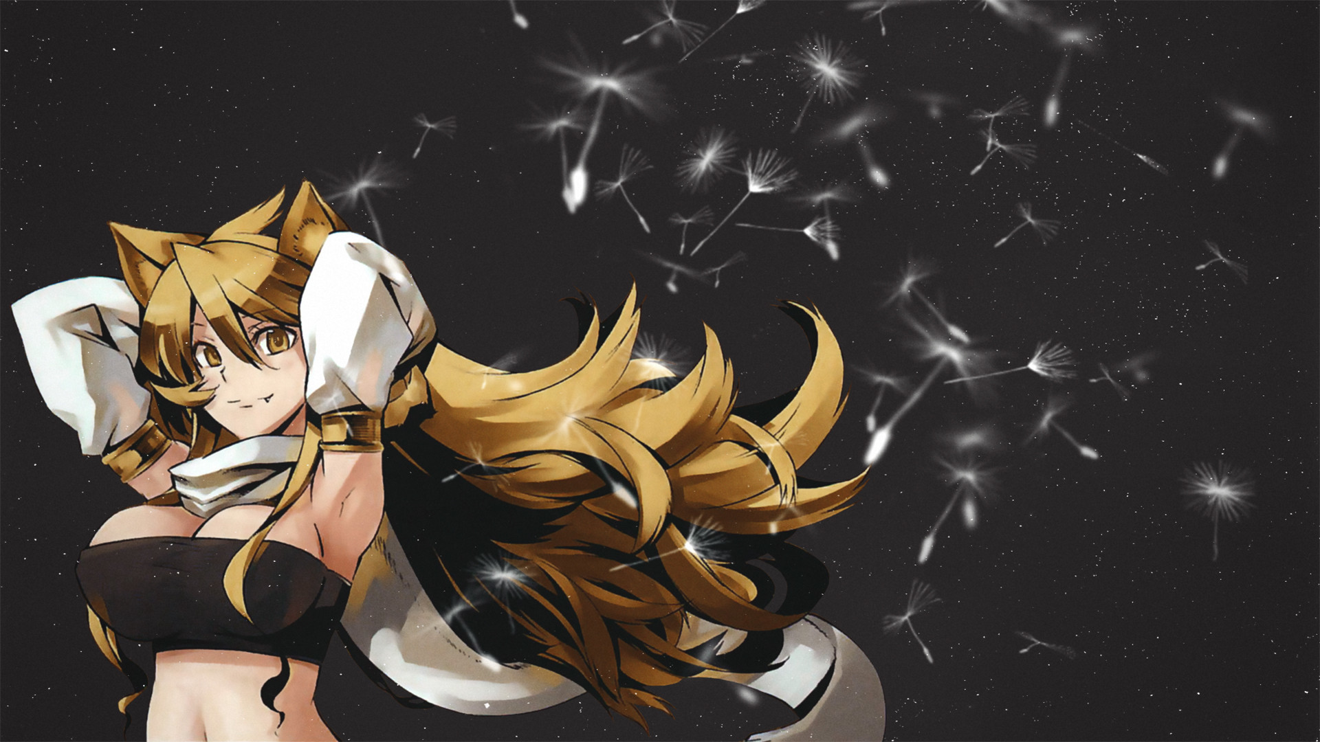 Leone, Akame ga Kill!, Soffioni, Sfondo grigio, 1920x1080, wallpaper desktop