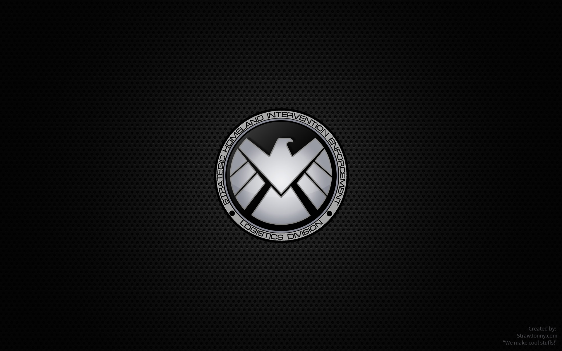 Logo S.H.I.E.L.D., S.H.I.E.L.D., Marvel, Sfondo nero, 1920x1200, wallpaper desktop