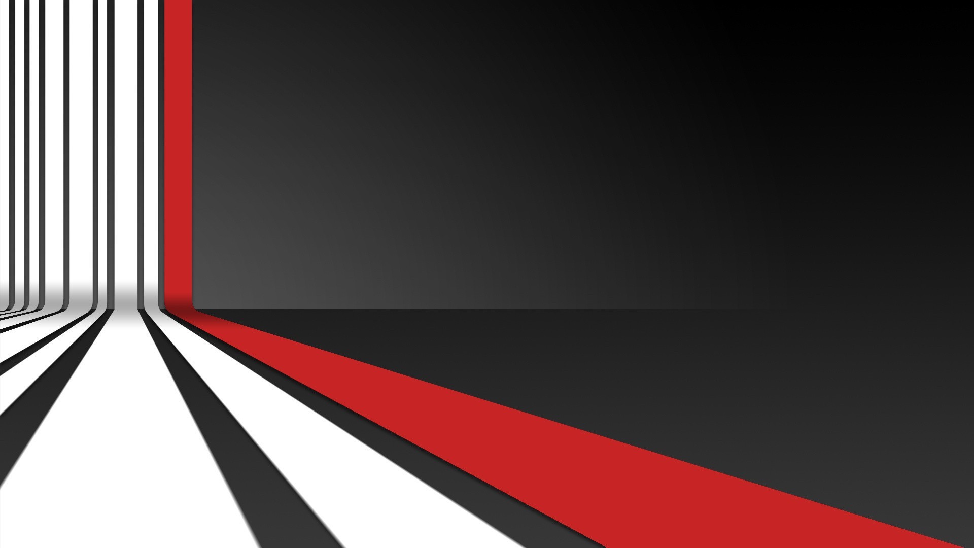 Linee, Prospettiva, Rosso nero e bianco, Full HD, sfondo per PC