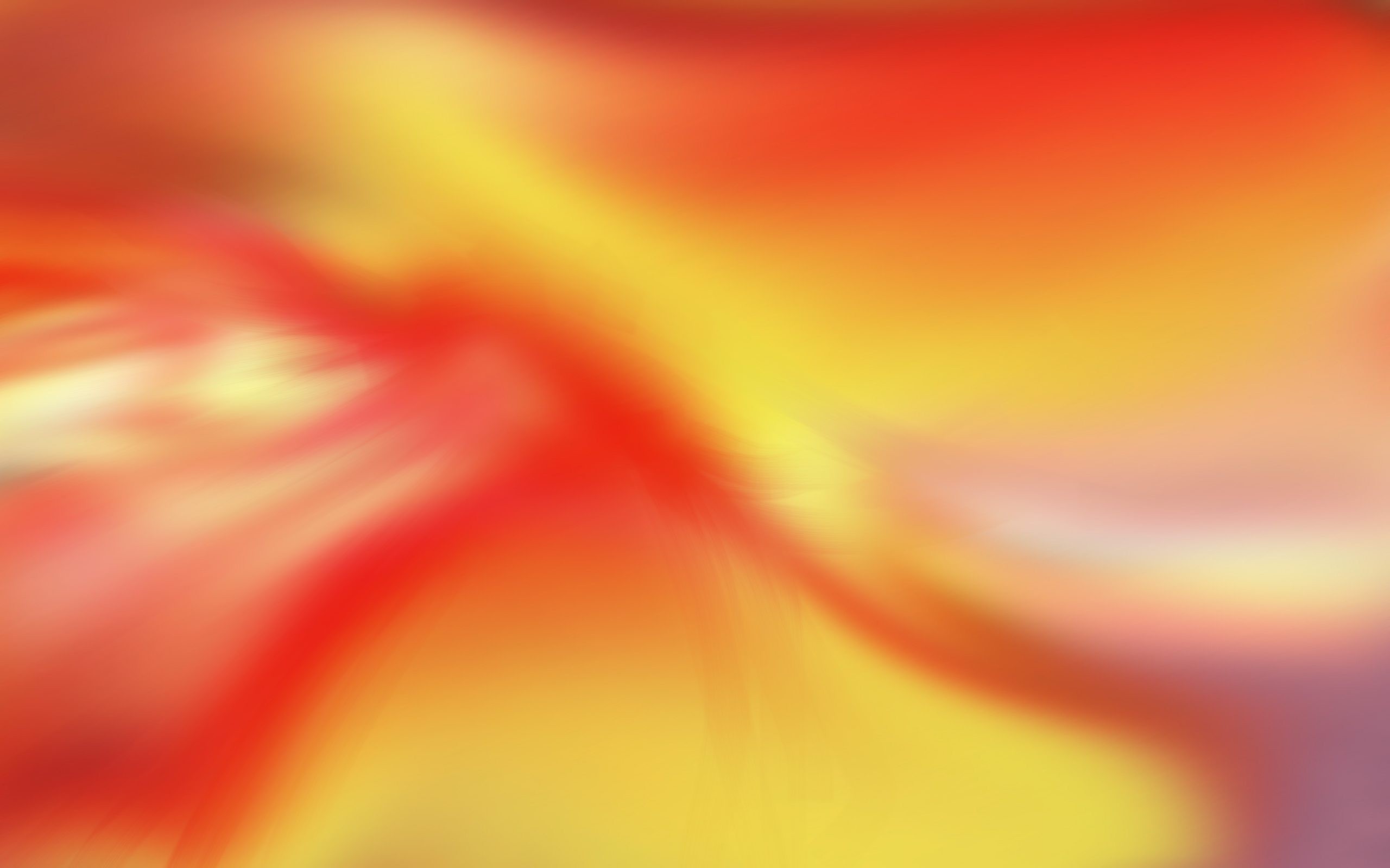 Astratto, Sfocato, Rosso, Giallo, 2560x1600, sfondo MacBook Pro