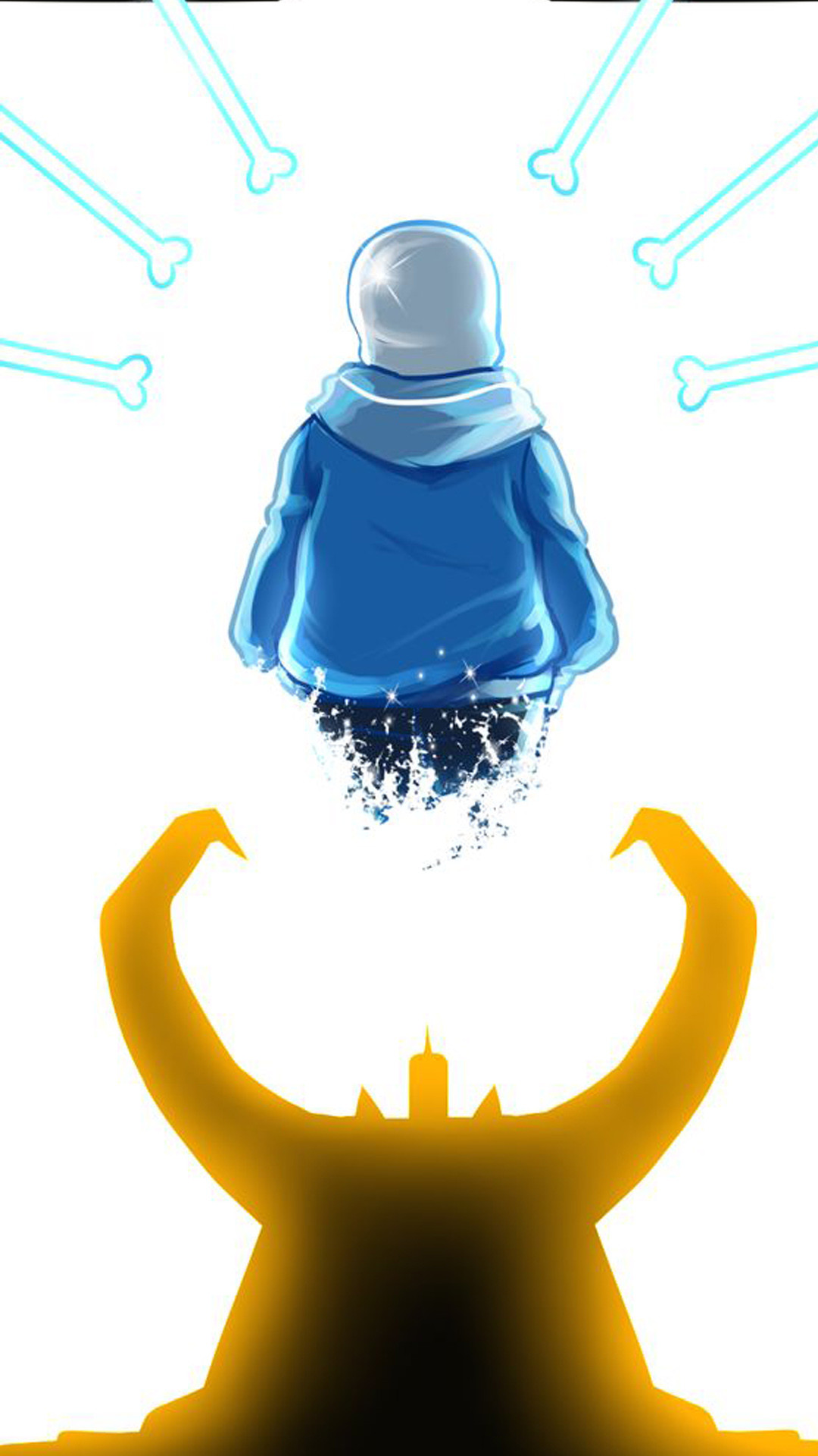 Sans, Asgore, Undertale, Videogioco, sfondo schermata di blocco iPhone 4S