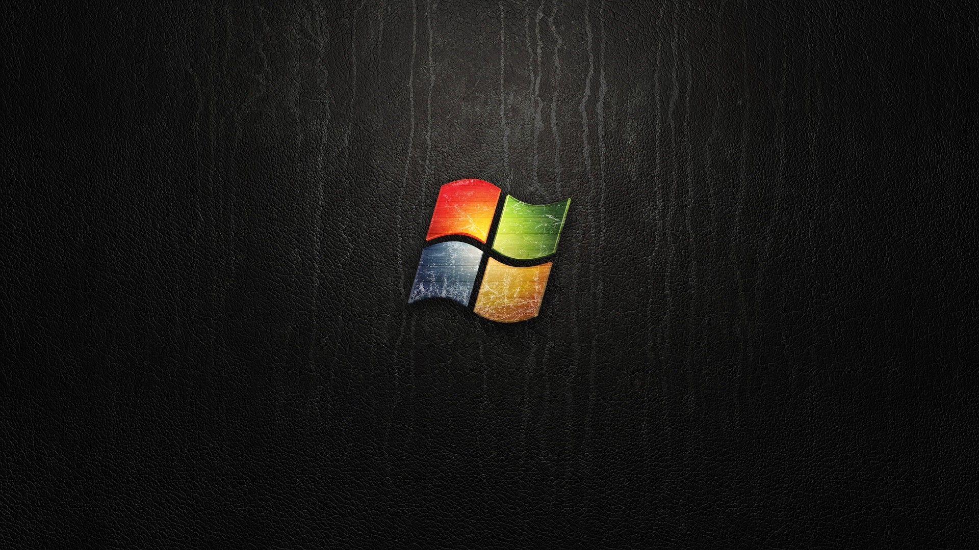 Windows 7, Logo Windows, Texture scura, Full HD, sfondo per portatile