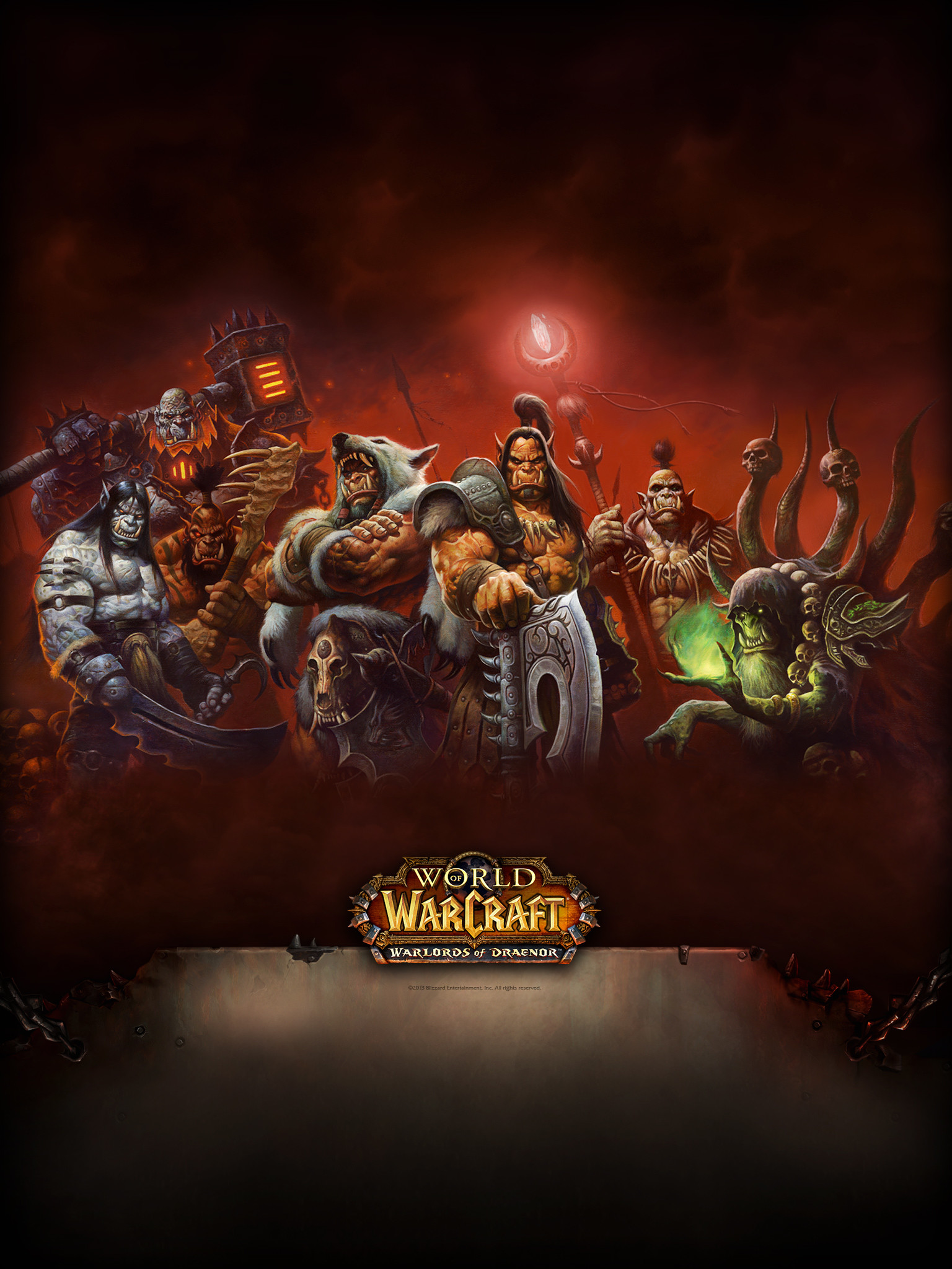 World of Warcraft: Warlords of Draenor, World of Warcraft, Orchi, Videogioco, sfondo QHD+
