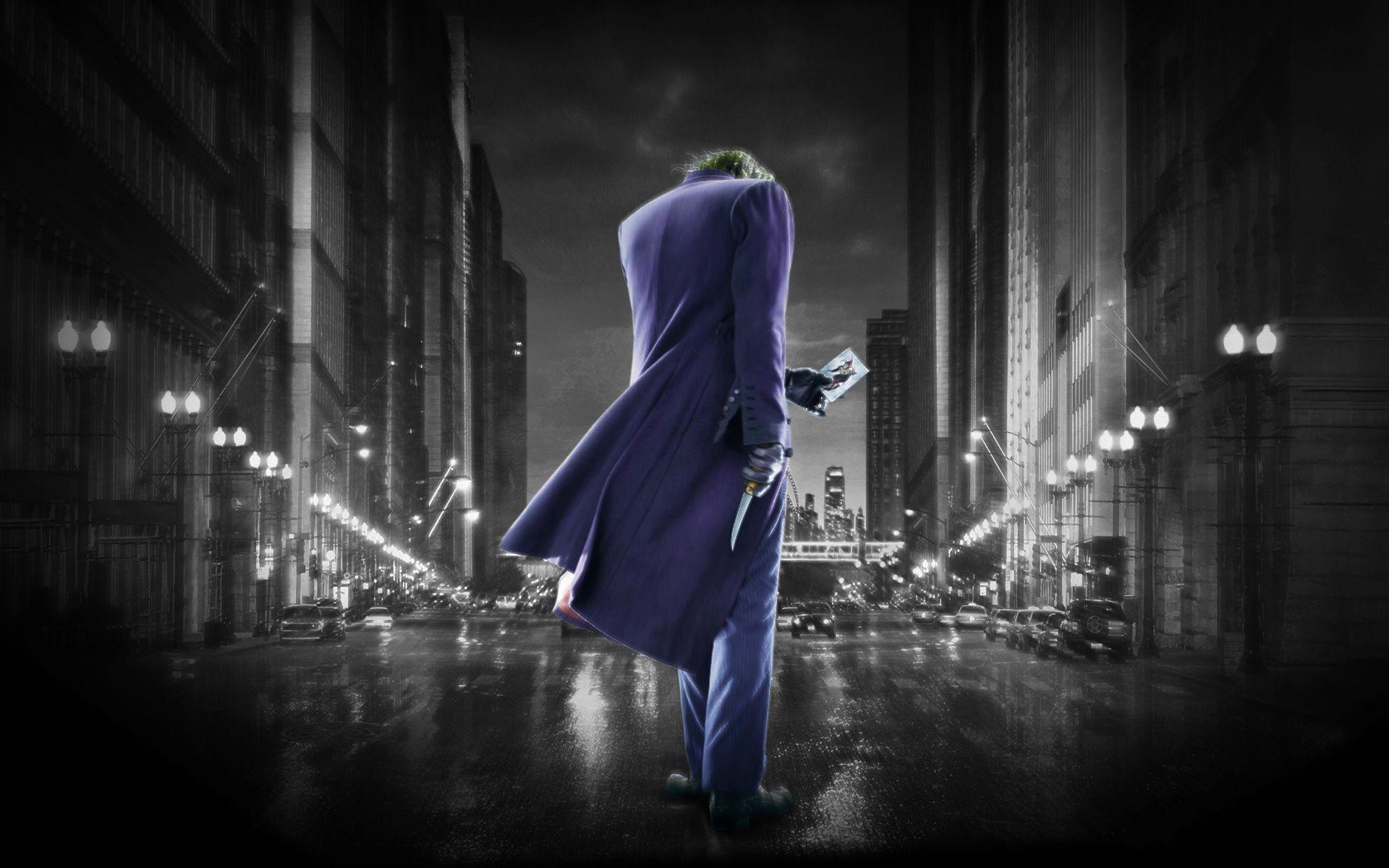 Gotham City, Joker, Strada, Notte, Full HD, sfondo per PC
