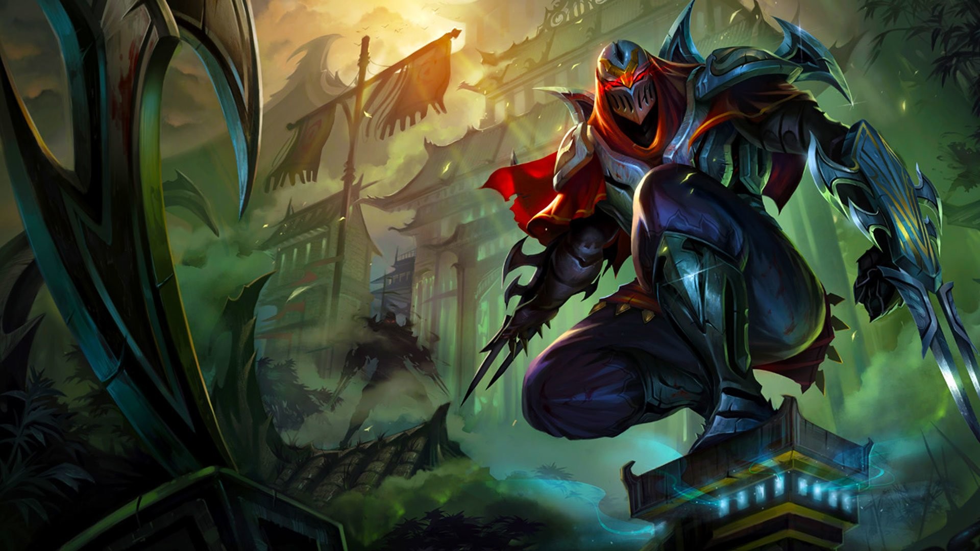 Zed, League of Legends, Lame, Ninja, 1920x1080, wallpaper desktop