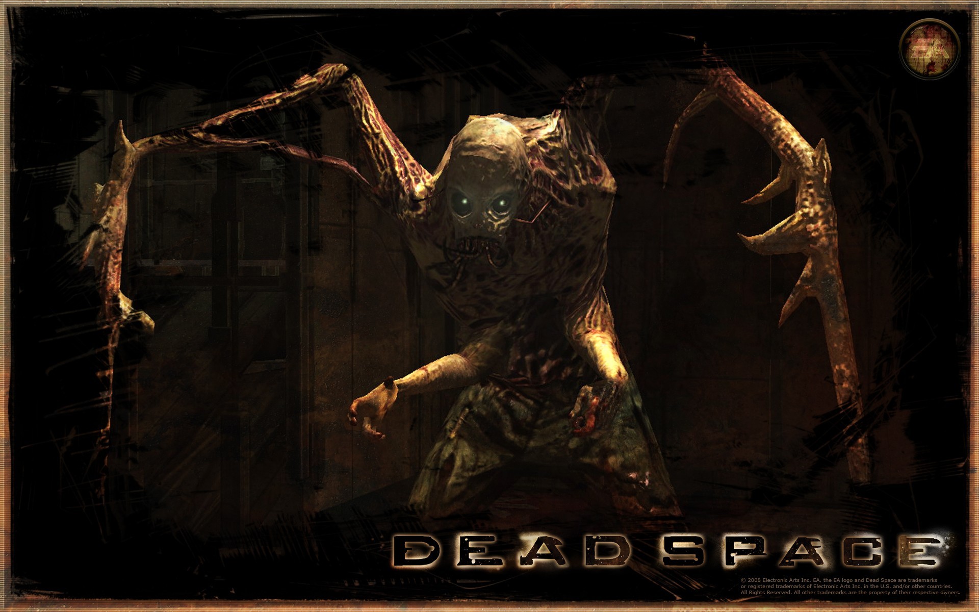 Dead Space, Necromorfo, Slasher, Survival horror, Logo, 1920x1200, sfondo per PC