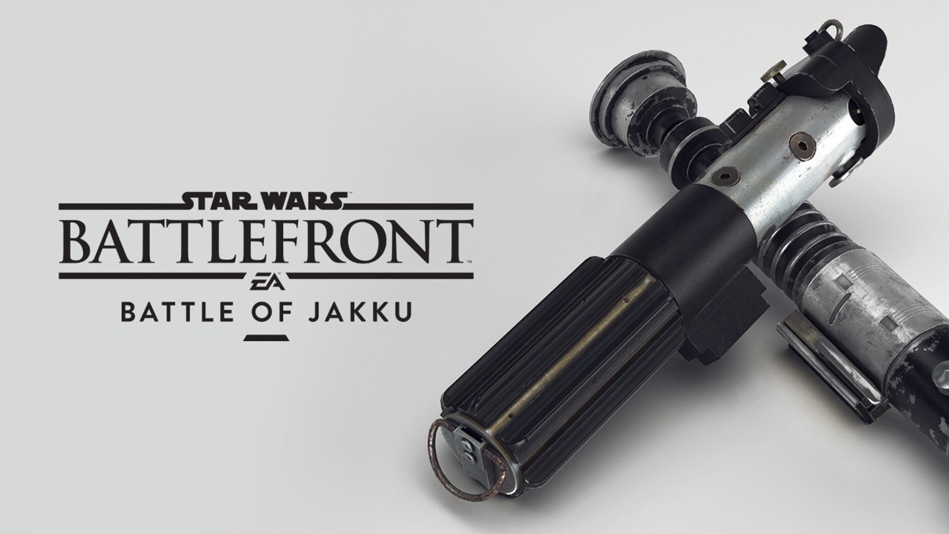 Star Wars Battlefront, Battaglia di Jakku, Spada laser, Sfondo grigio, wallpaper 1920x1080