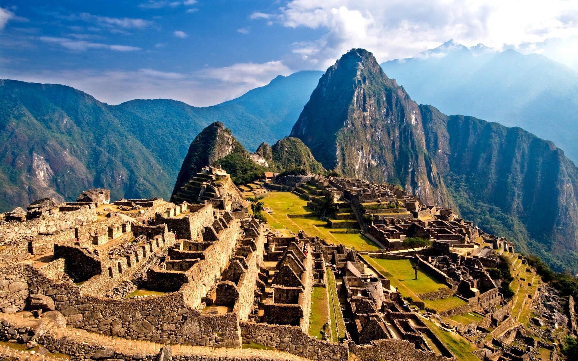 Machu Picchu, Huayna Picchu, Perù, Rovine inca, 1920x1200, immagine di sfondo