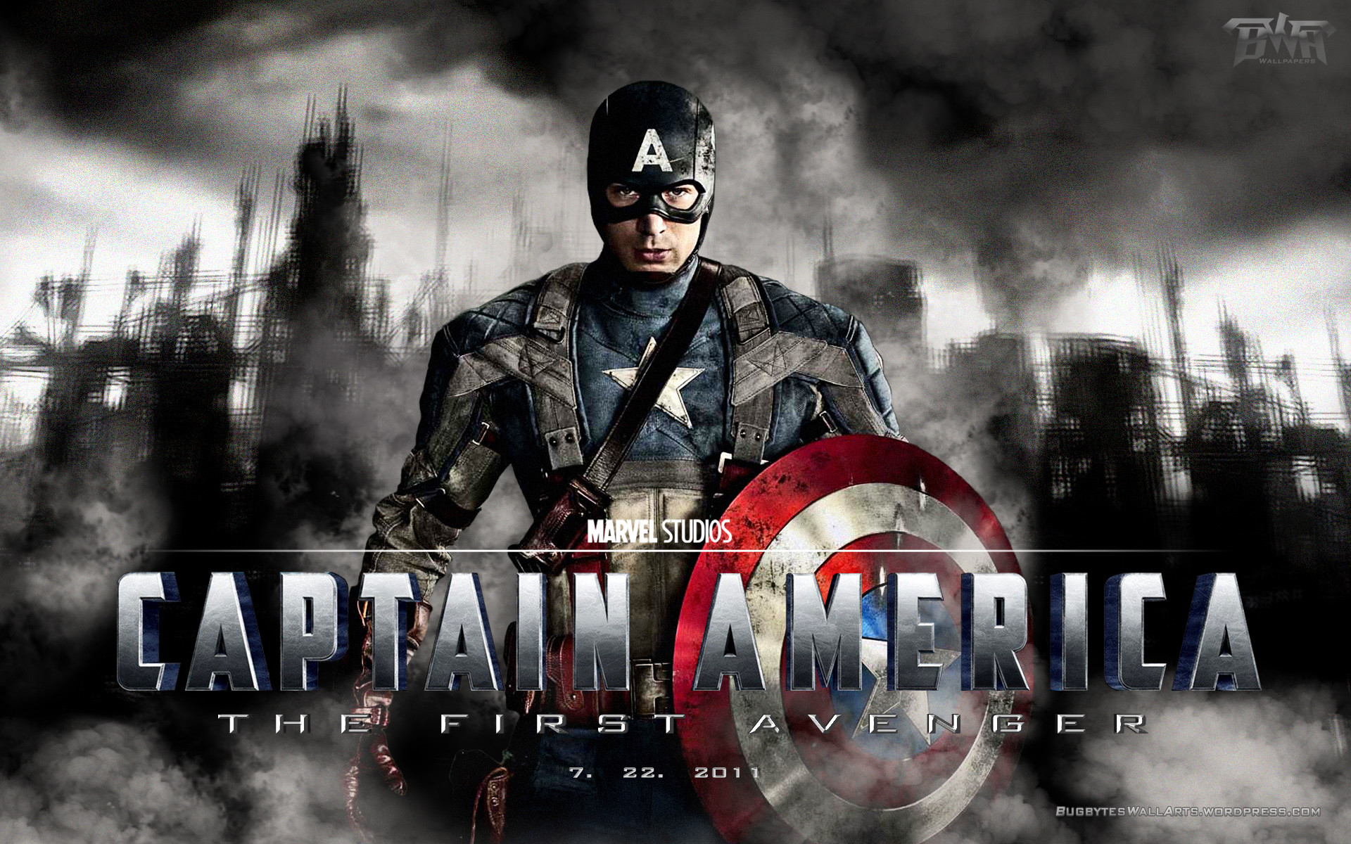 Capitan America, Chris Evans, Captain America - Il primo vendicatore, Locandina, sfondo per PC