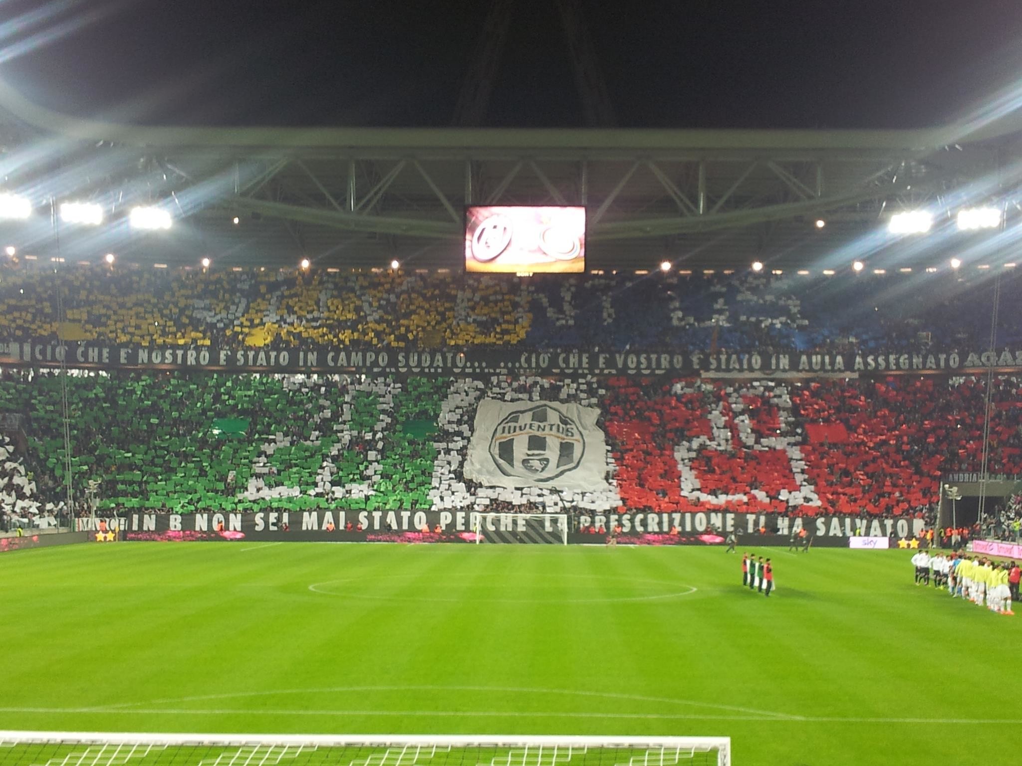 Juventus Stadium, Coreografia, Tricolore, Tifosi, sfondo per iPad e tablet