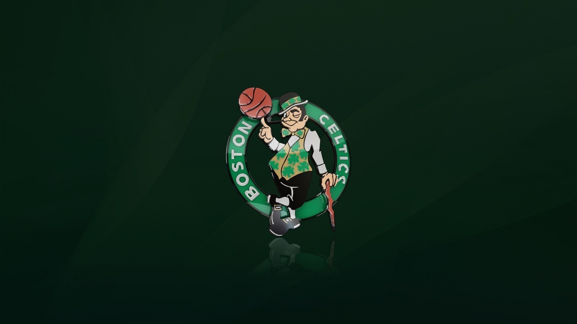 Boston Celtics, Logo, Sfondo verde, 1920x1080, wallpaper desktop