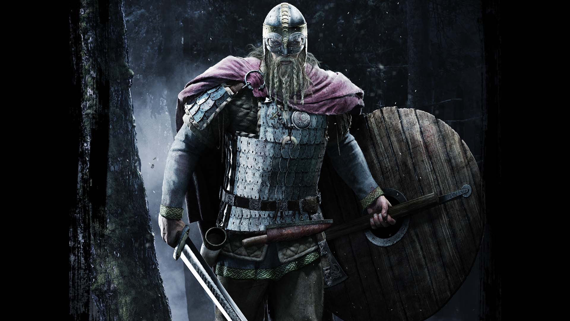 Raider, For Honor, Guerriero vichingo, Scudo, Spada, Full HD, wallpaper desktop