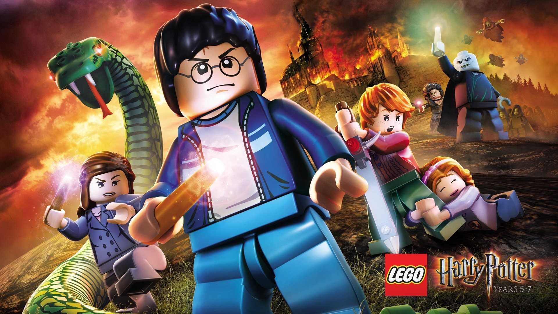 LEGO Harry Potter: Anni 5-7, LEGO, Harry Potter, Videogioco, Nagini, sfondo 1920x1080 per PC
