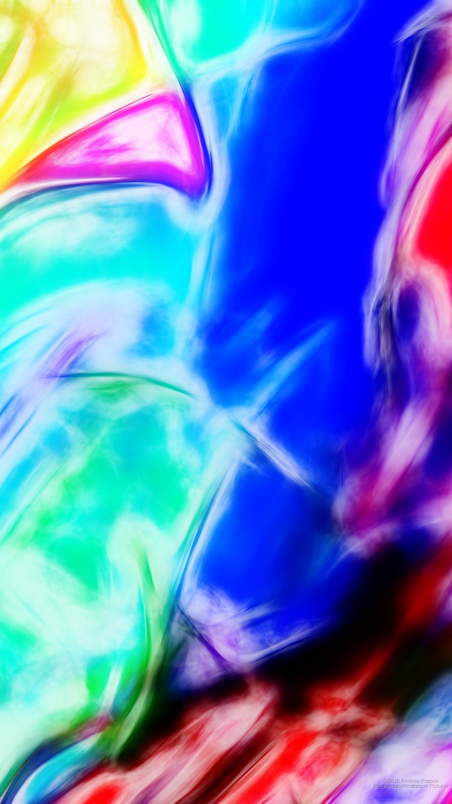 Astratto, Colori vivaci, Pittura digitale, QHD+, sfondo per iPhone e Android