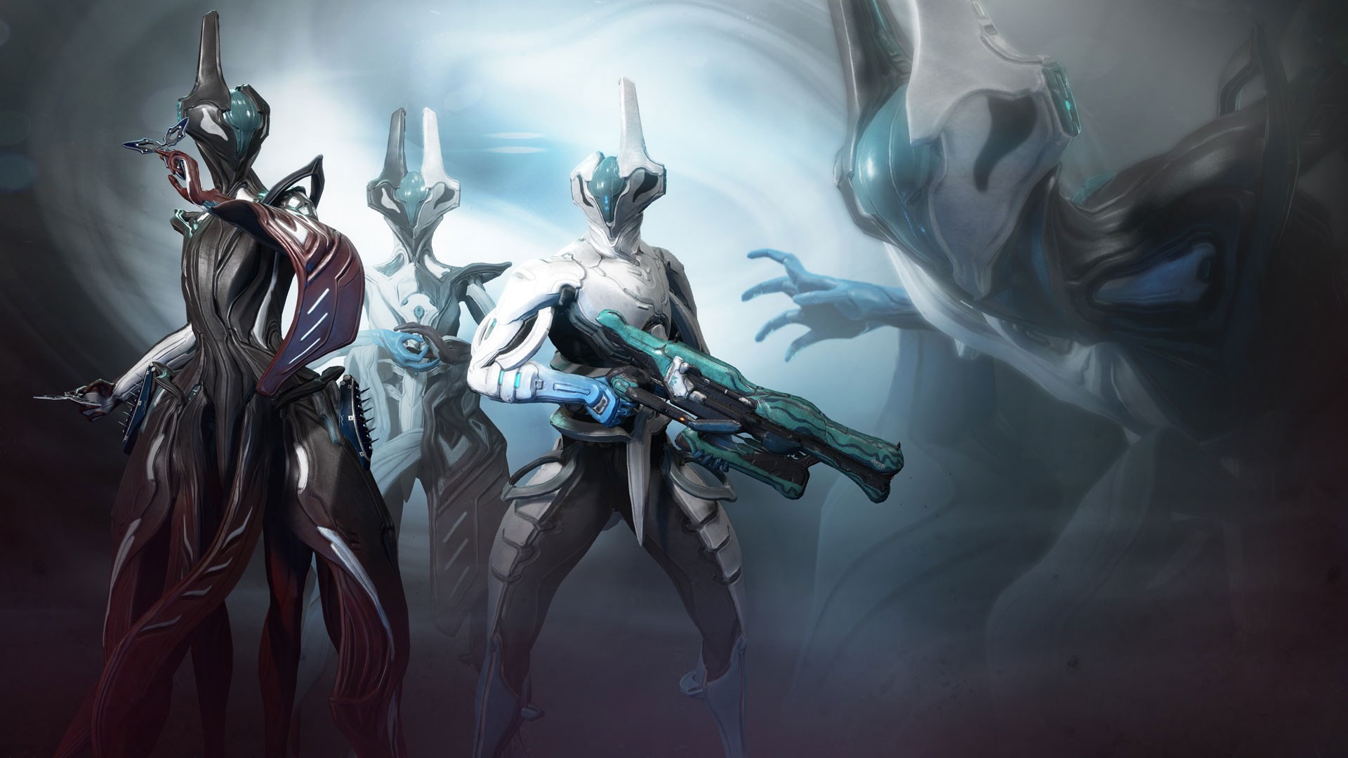 Warframe, Gruppo di Warframe, Mag, Fucile, 1920x1080, sfondo per PC